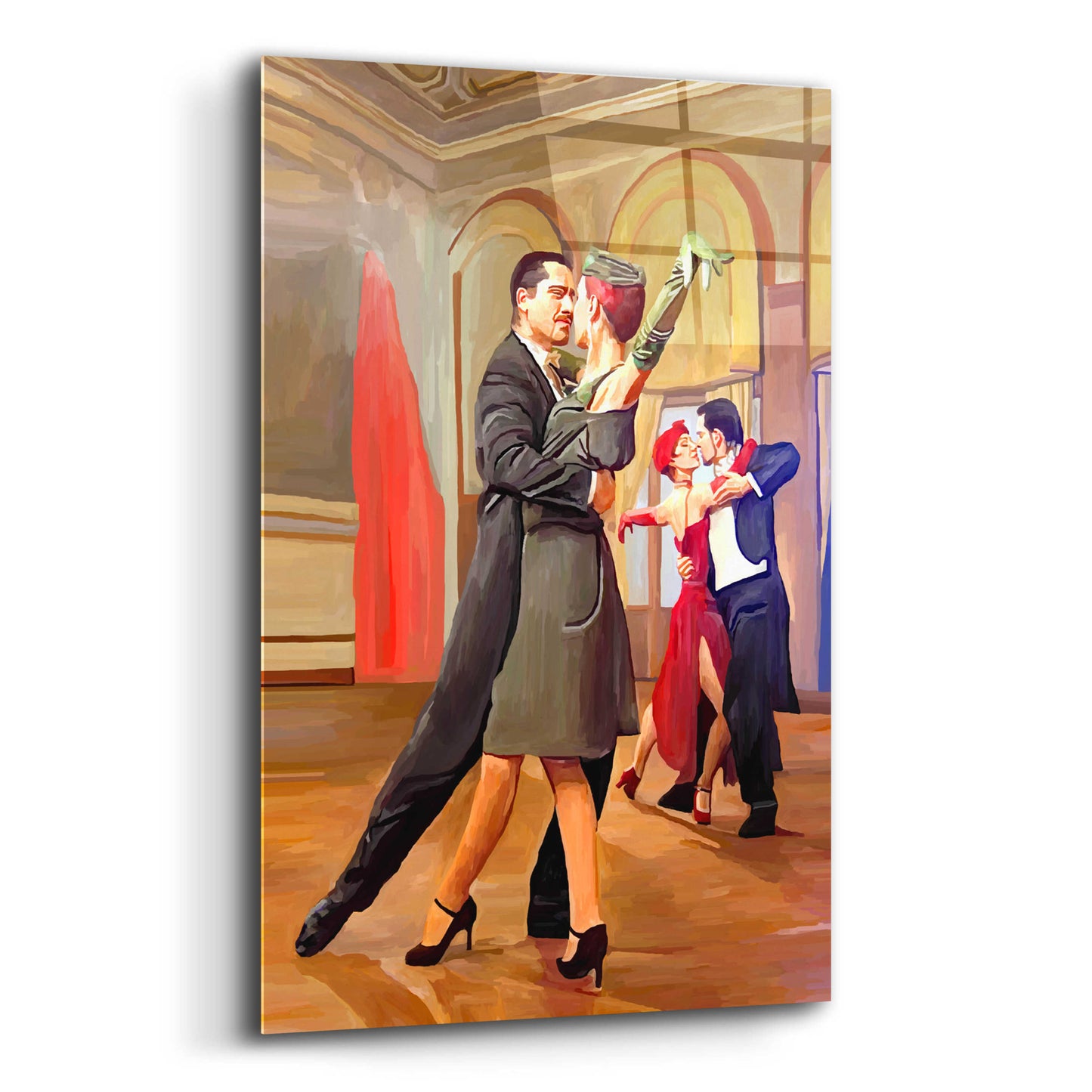 Epic Art 'Dance with me' by Ata Alishahi, Acrylic Glass Wall Art,12x16