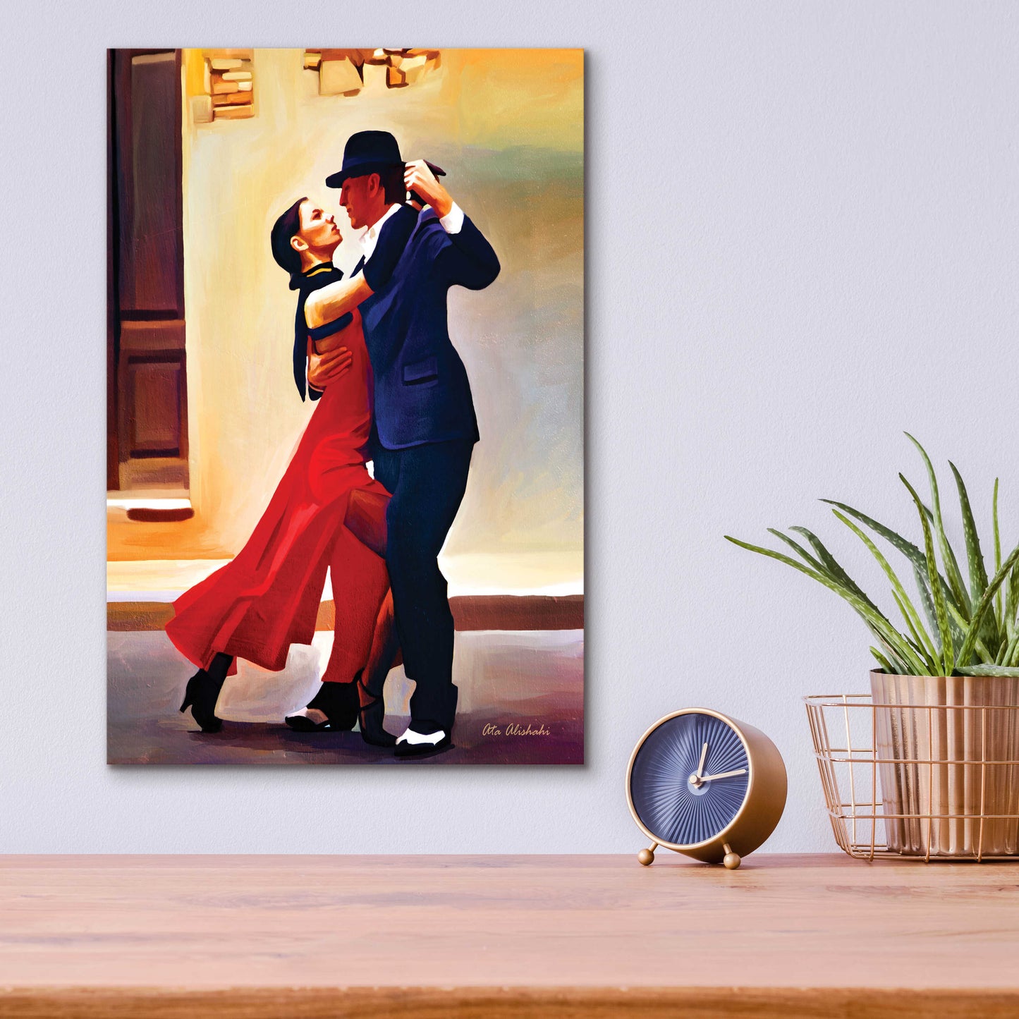 Epic Art 'Dance' by Ata Alishahi, Acrylic Glass Wall Art,12x16