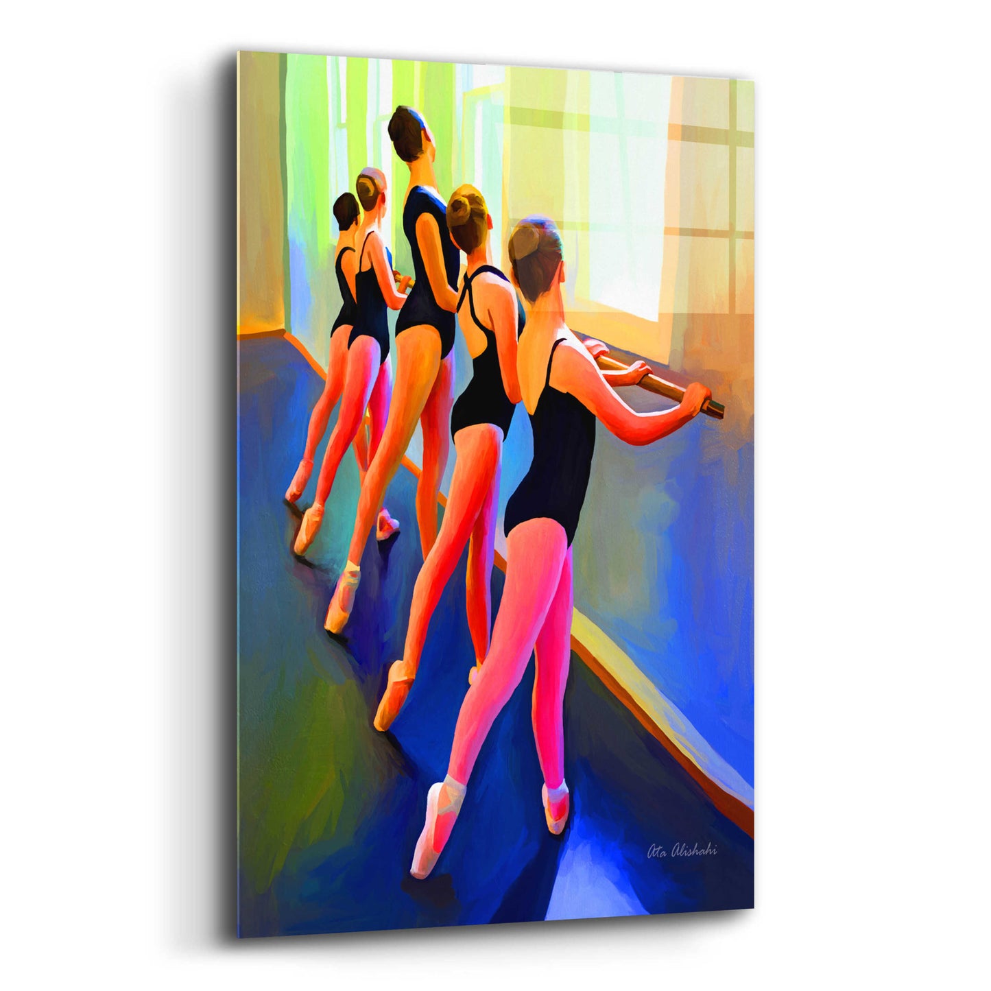 Epic Art 'Ballet Dance' by Ata Alishahi, Acrylic Glass Wall Art,12x16