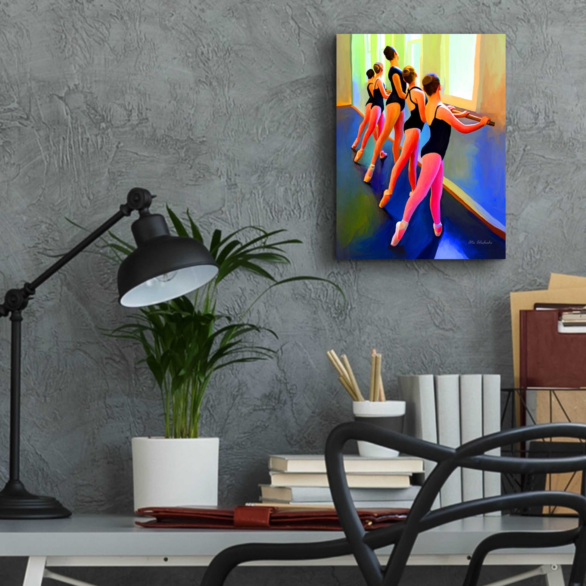 Epic Art 'Ballet Dance' by Ata Alishahi, Acrylic Glass Wall Art,12x16