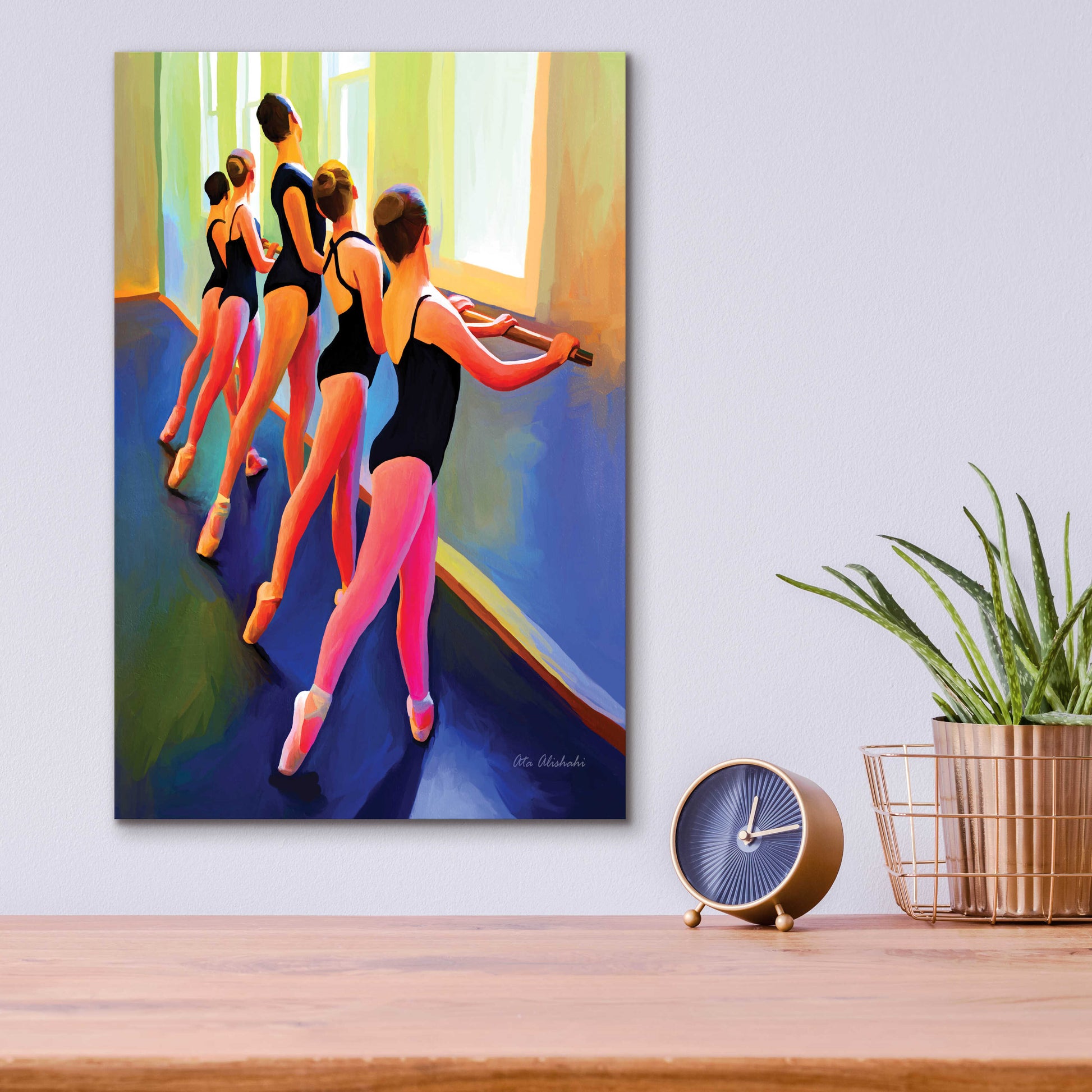 Epic Art 'Ballet Dance' by Ata Alishahi, Acrylic Glass Wall Art,12x16