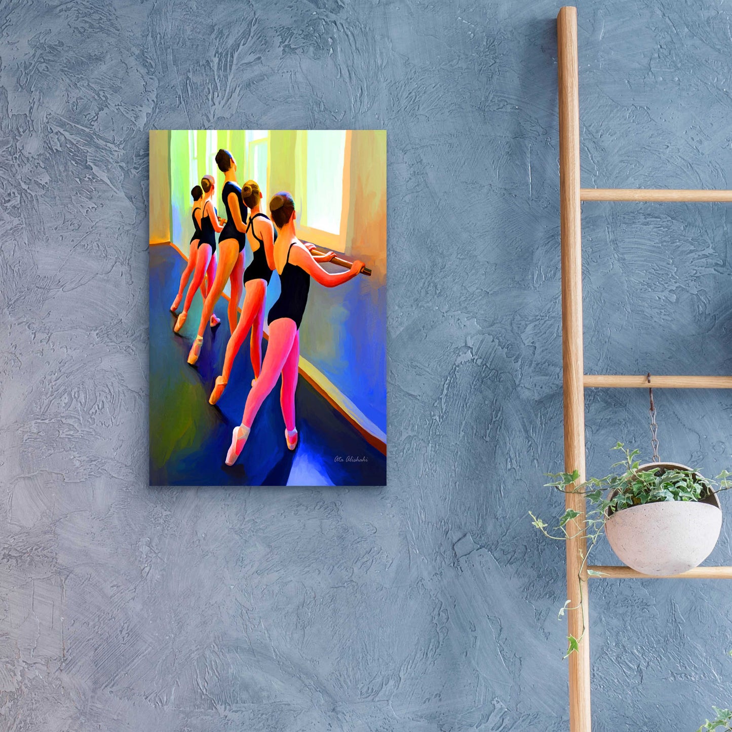 Epic Art 'Ballet Dance' by Ata Alishahi, Acrylic Glass Wall Art,16x24