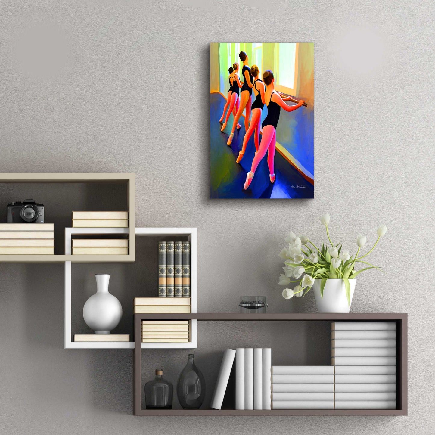 Epic Art 'Ballet Dance' by Ata Alishahi, Acrylic Glass Wall Art,16x24