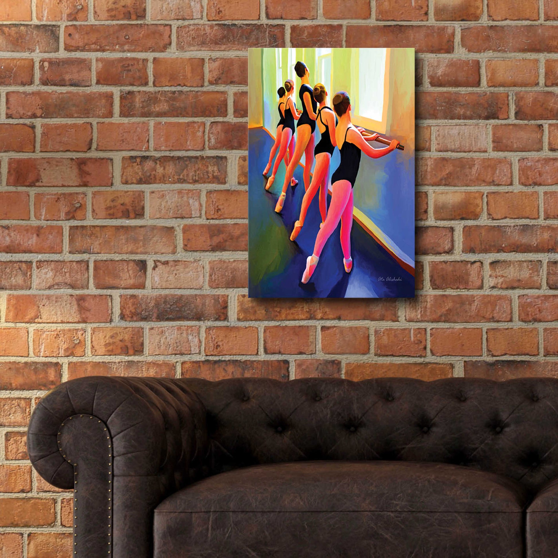 Epic Art 'Ballet Dance' by Ata Alishahi, Acrylic Glass Wall Art,16x24