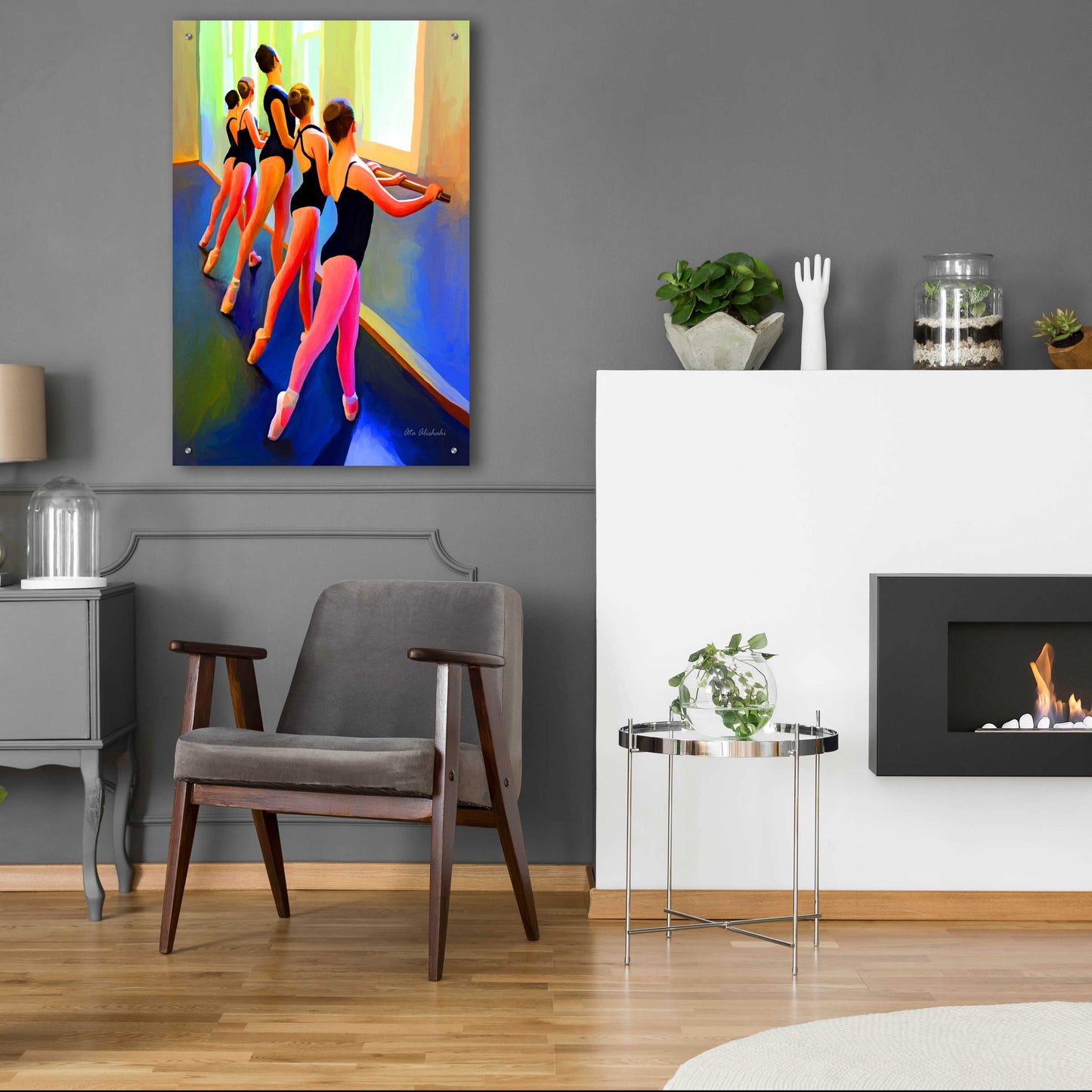 Epic Art 'Ballet Dance' by Ata Alishahi, Acrylic Glass Wall Art,24x36