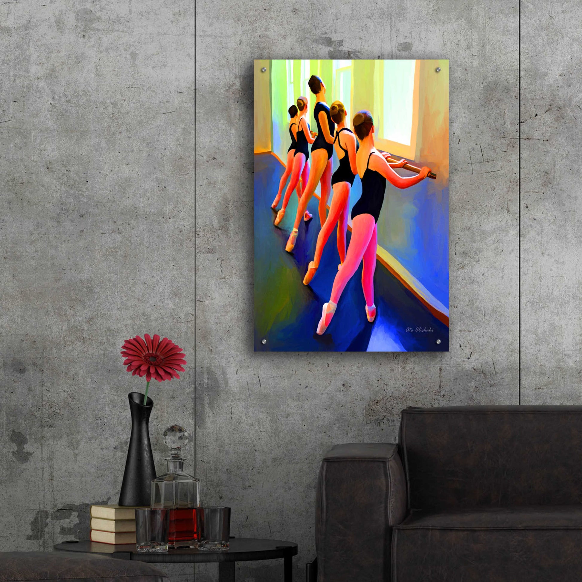 Epic Art 'Ballet Dance' by Ata Alishahi, Acrylic Glass Wall Art,24x36