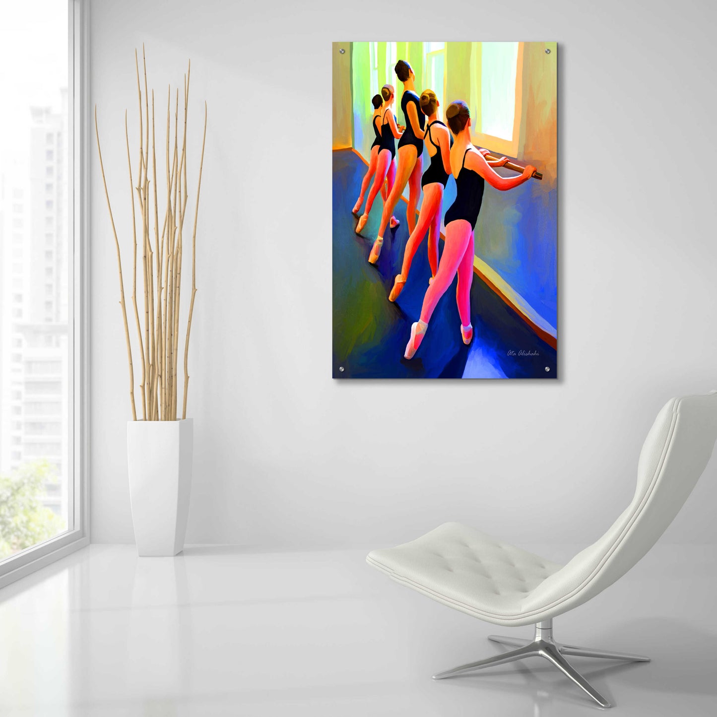 Epic Art 'Ballet Dance' by Ata Alishahi, Acrylic Glass Wall Art,24x36