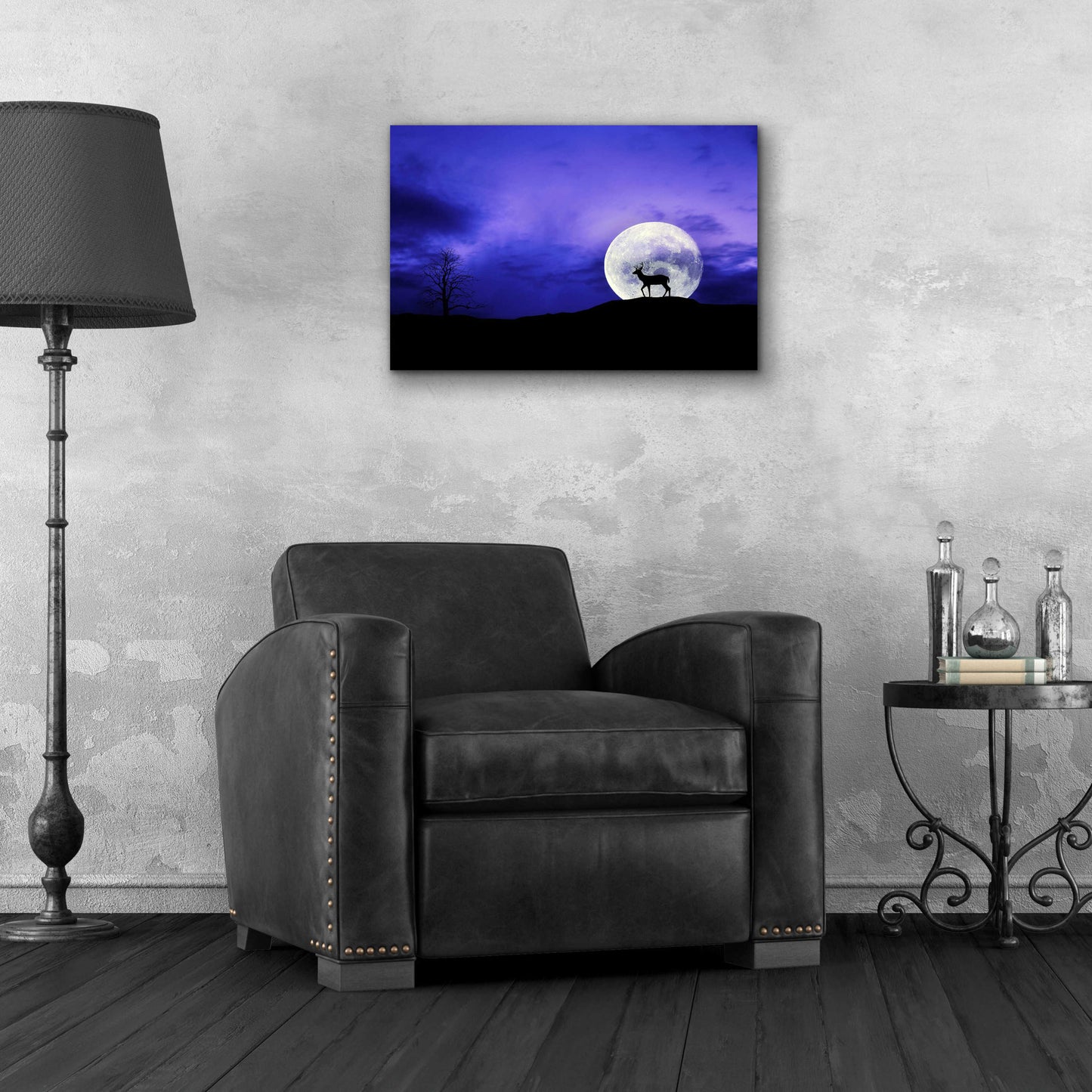 Epic Art 'Big Moon' by Ata Alishahi, Acrylic Glass Wall Art,24x16