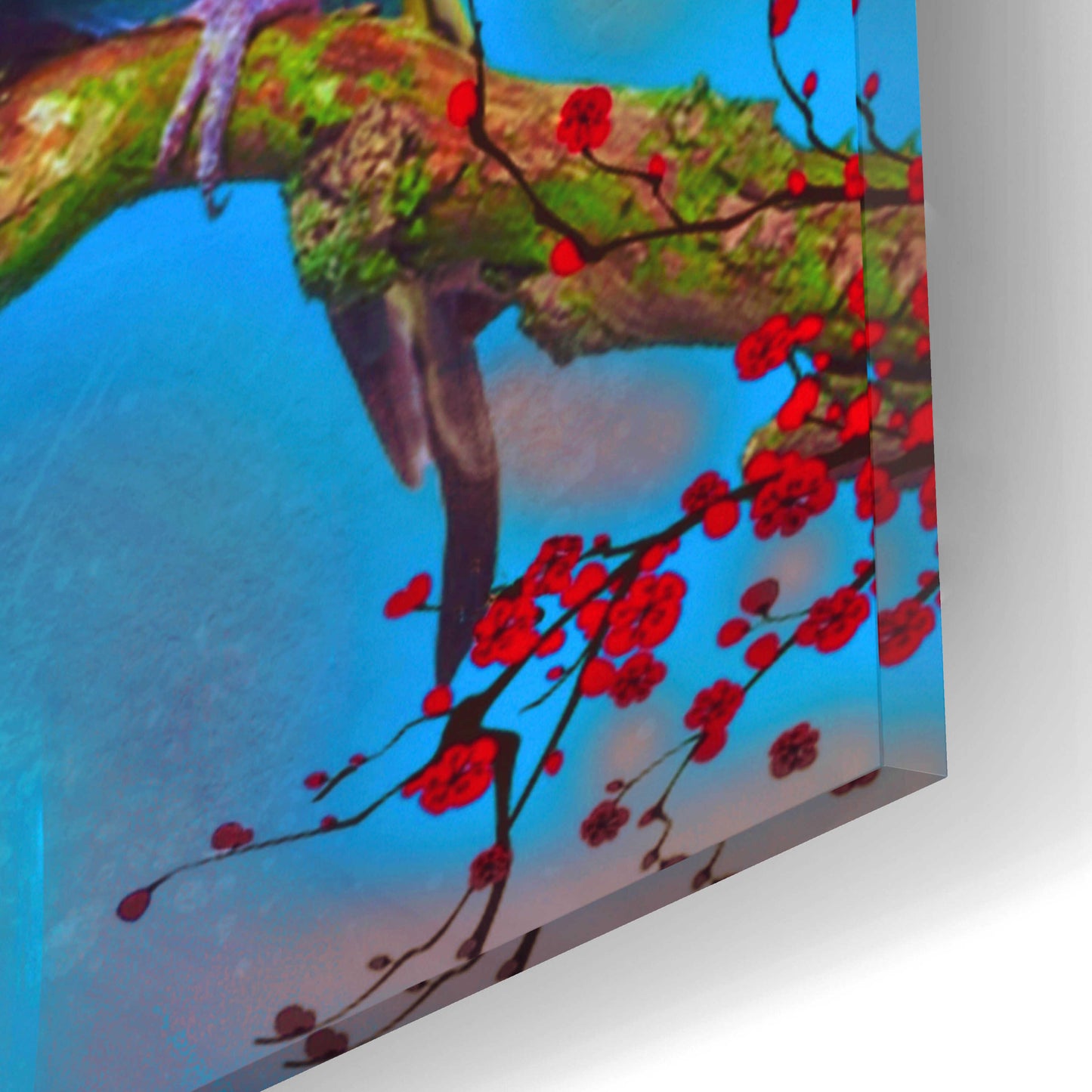 Epic Art 'Color Birds' by Ata Alishahi, Acrylic Glass Wall Art,16x12