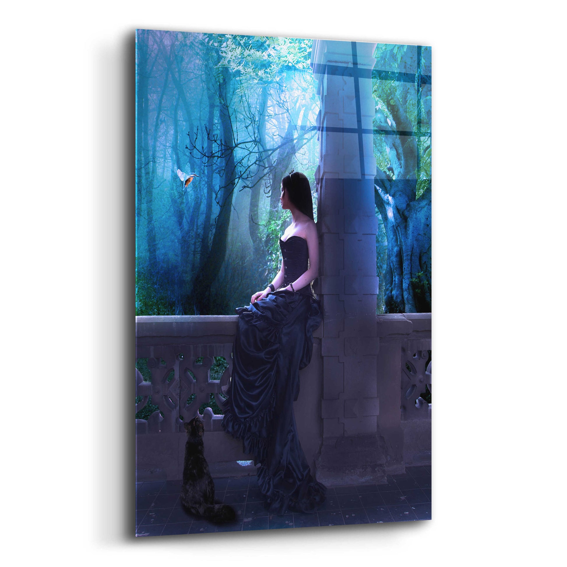 Epic Art 'Princess Castel' by Ata Alishahi, Acrylic Glass Wall Art,12x16