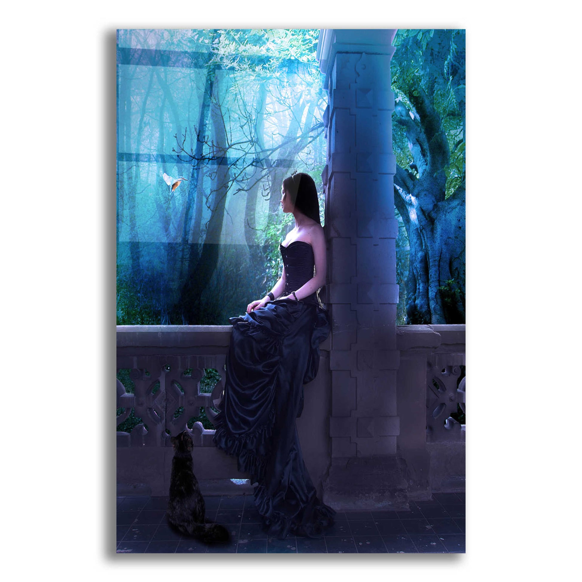 Epic Art 'Princess Castel' by Ata Alishahi, Acrylic Glass Wall Art,12x16