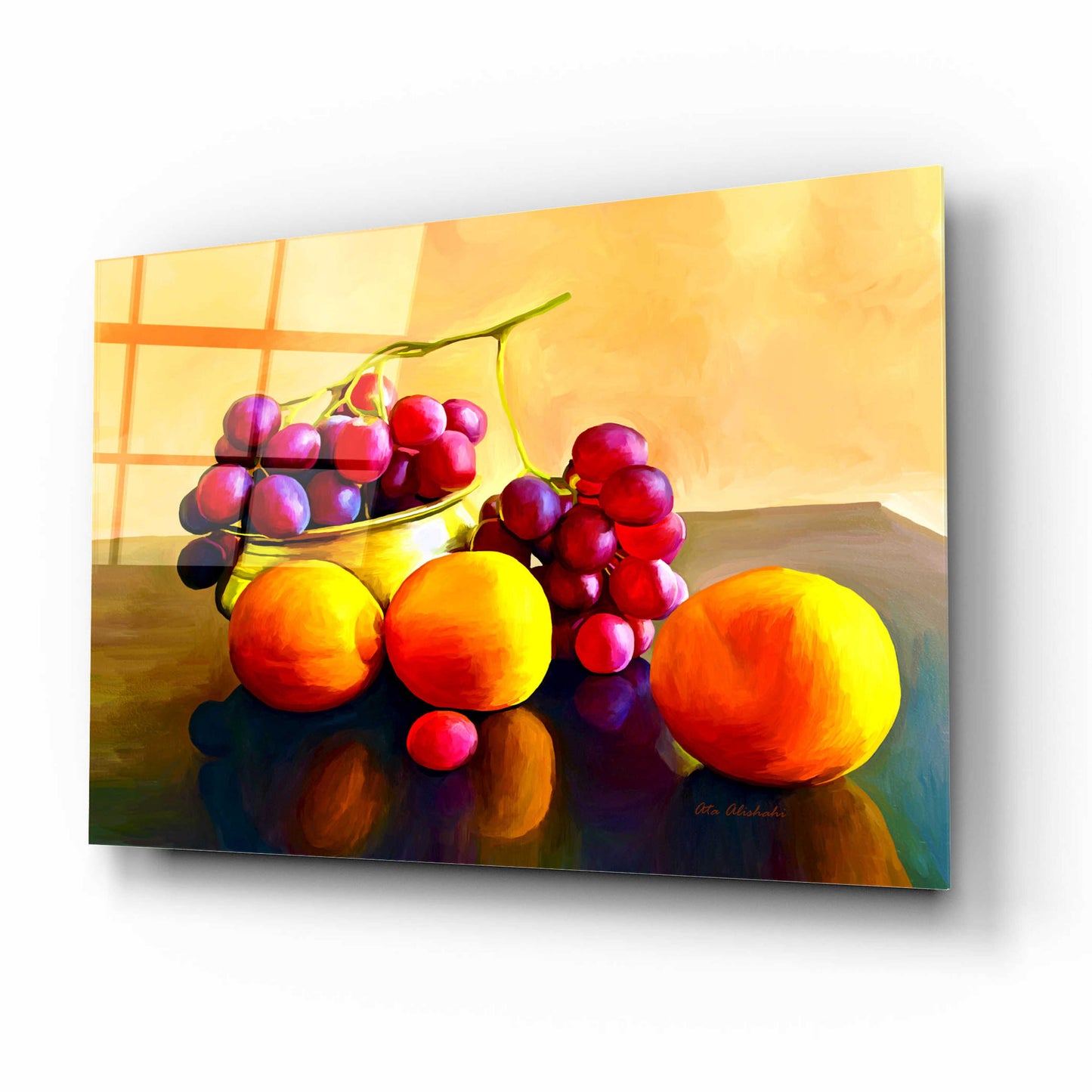 Epic Art 'Fruits' by Ata Alishahi, Acrylic Glass Wall Art,16x12