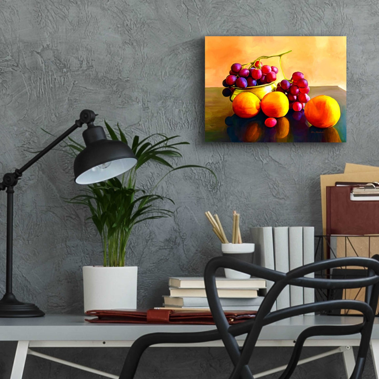 Epic Art 'Fruits' by Ata Alishahi, Acrylic Glass Wall Art,16x12