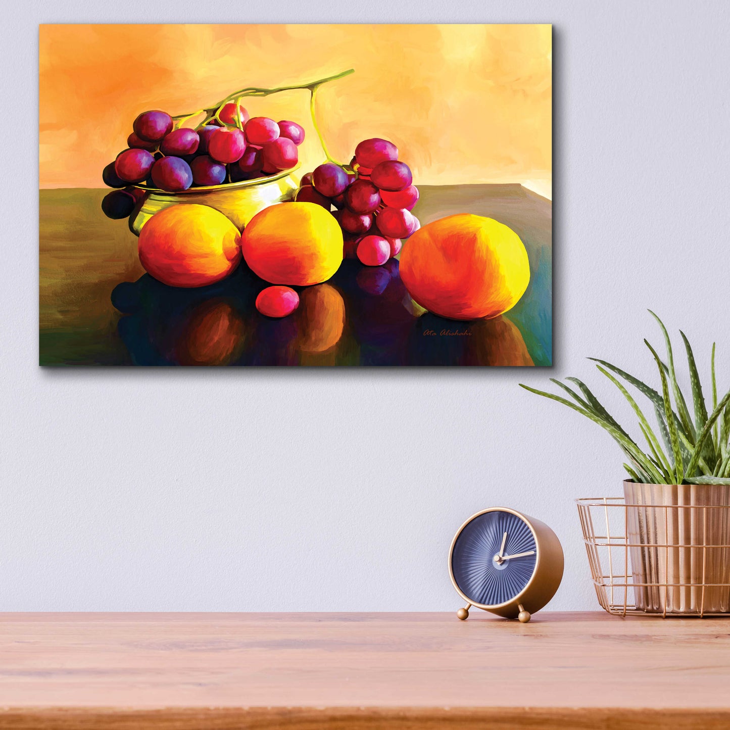 Epic Art 'Fruits' by Ata Alishahi, Acrylic Glass Wall Art,16x12