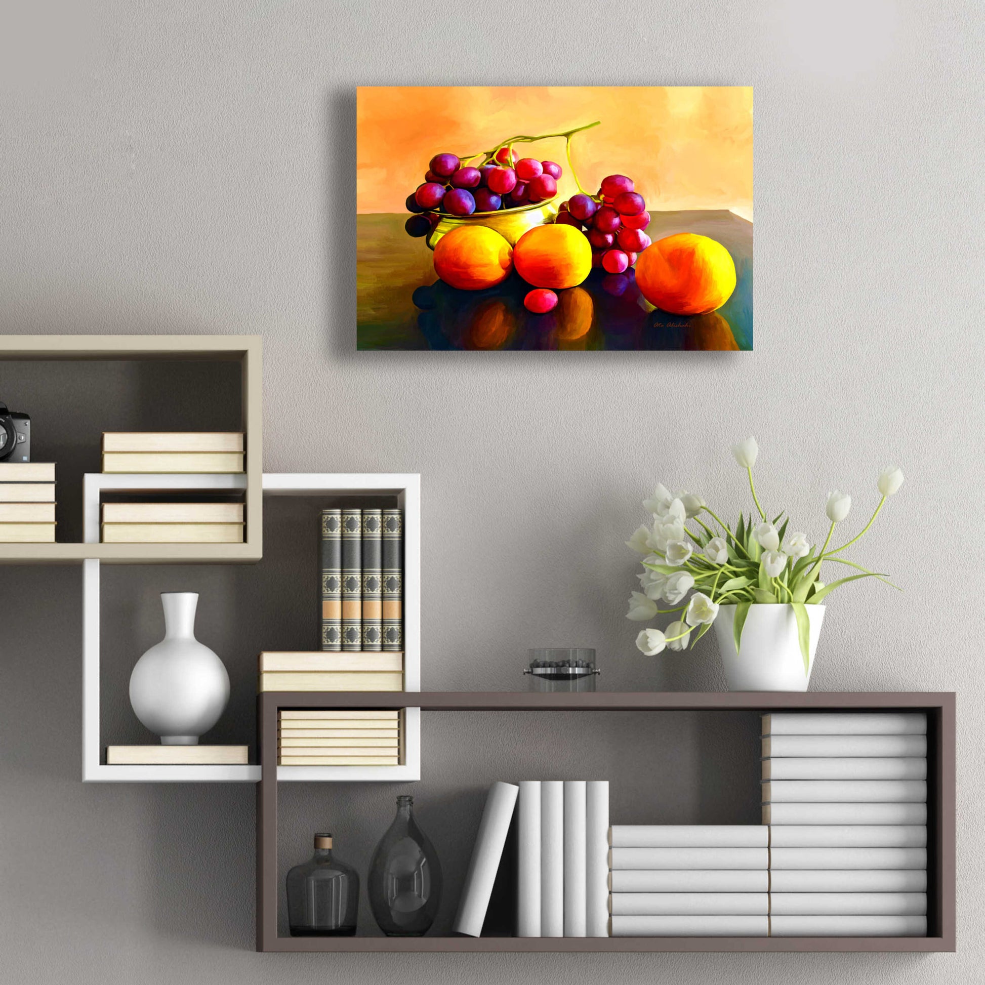 Epic Art 'Fruits' by Ata Alishahi, Acrylic Glass Wall Art,24x16