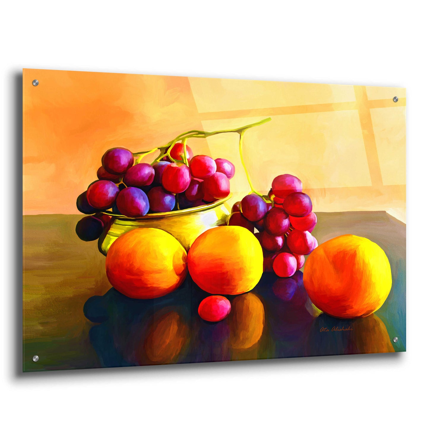 Epic Art 'Fruits' by Ata Alishahi, Acrylic Glass Wall Art,36x24