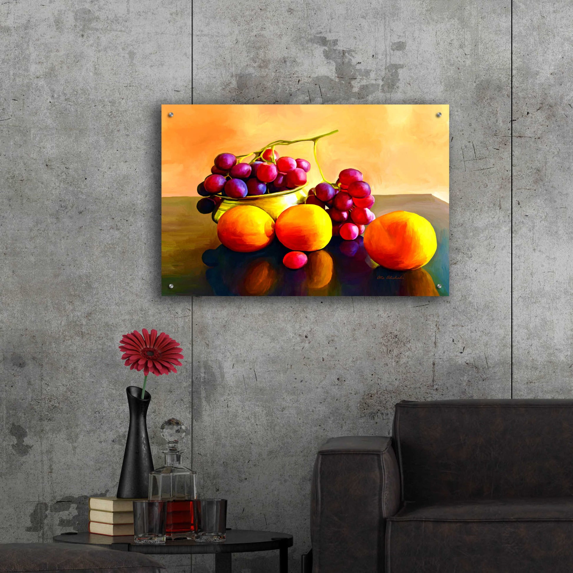 Epic Art 'Fruits' by Ata Alishahi, Acrylic Glass Wall Art,36x24