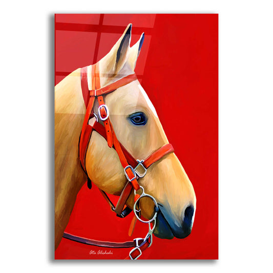 Epic Art 'Horse Portrait' by Ata Alishahi, Acrylic Glass Wall Art