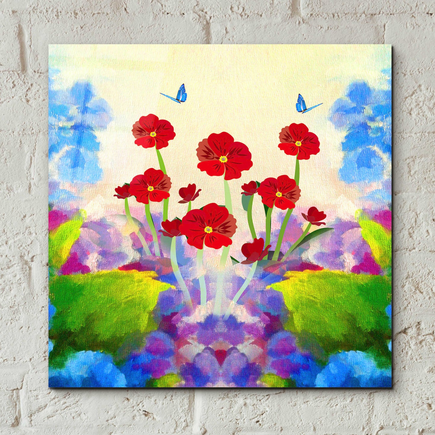 Epic Art 'Flower Design 31' by Ata Alishahi, Acrylic Glass Wall Art,12x12