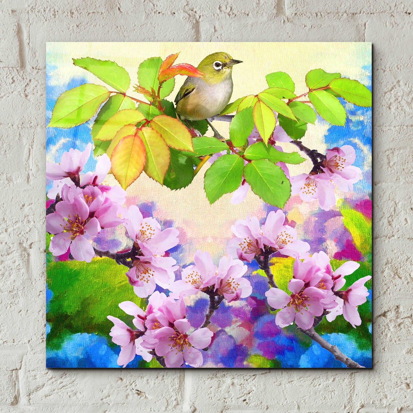 Epic Art 'Spring Colors 2' by Ata Alishahi, Acrylic Glass Wall Art,12x12