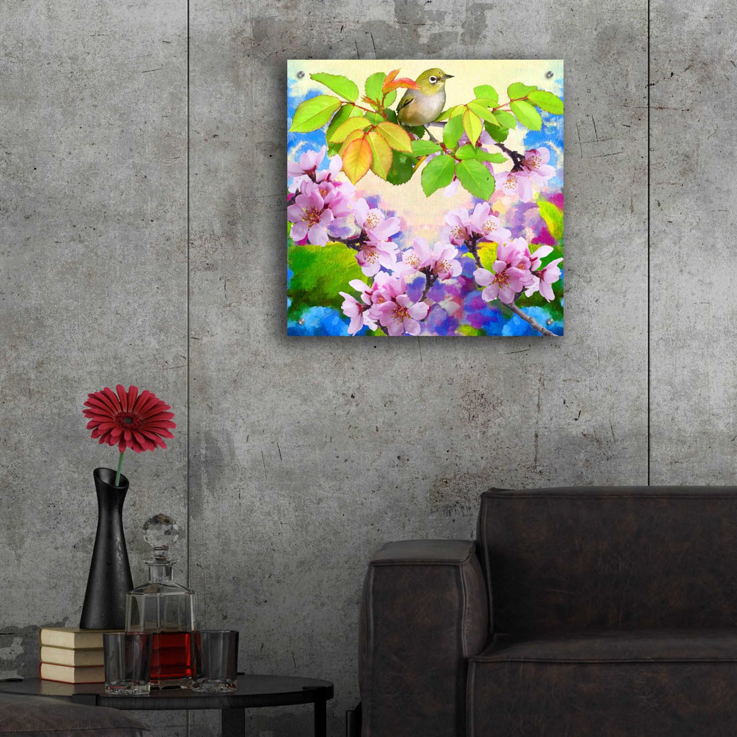 Epic Art 'Spring Colors 2' by Ata Alishahi, Acrylic Glass Wall Art,24x24