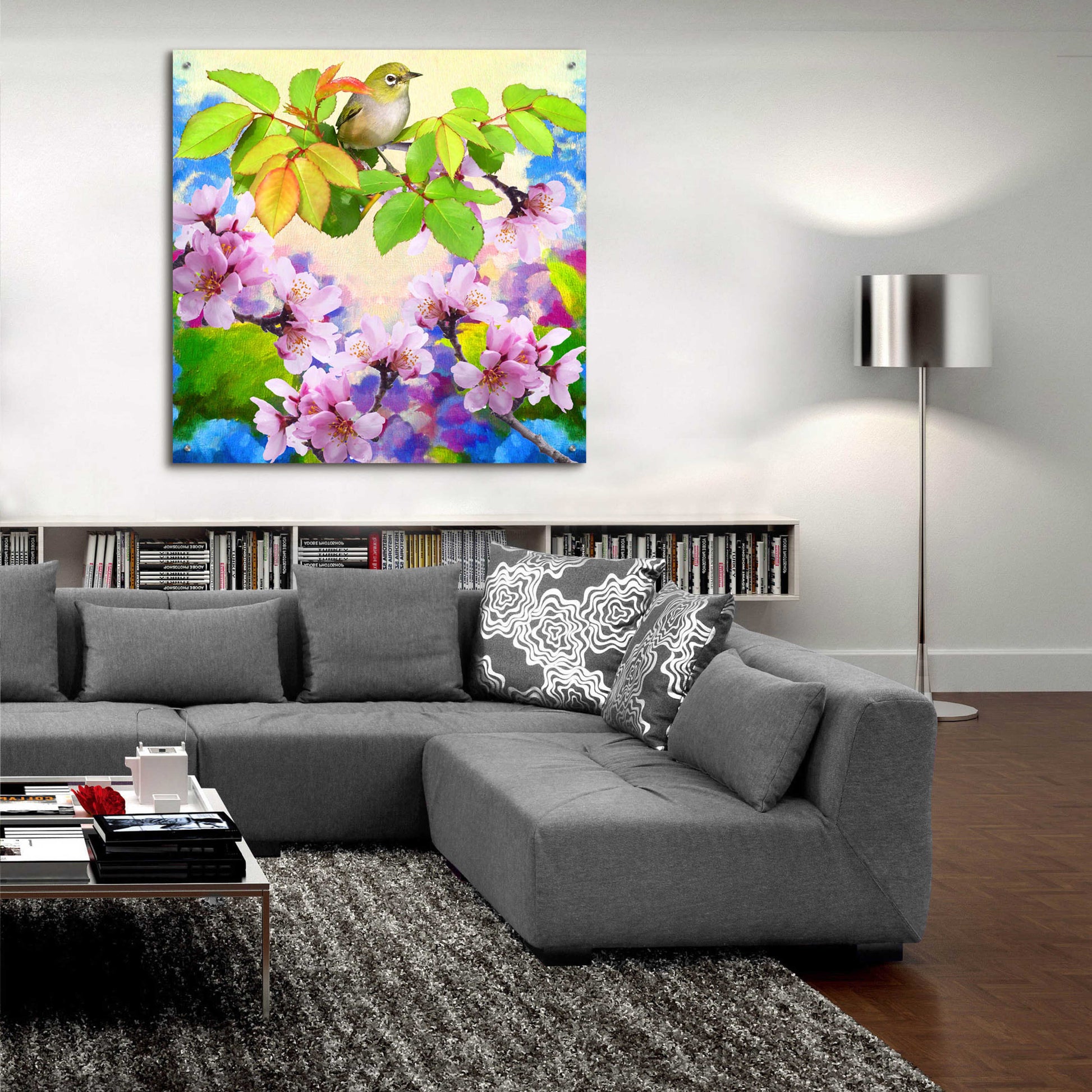 Epic Art 'Spring Colors 2' by Ata Alishahi, Acrylic Glass Wall Art,36x36