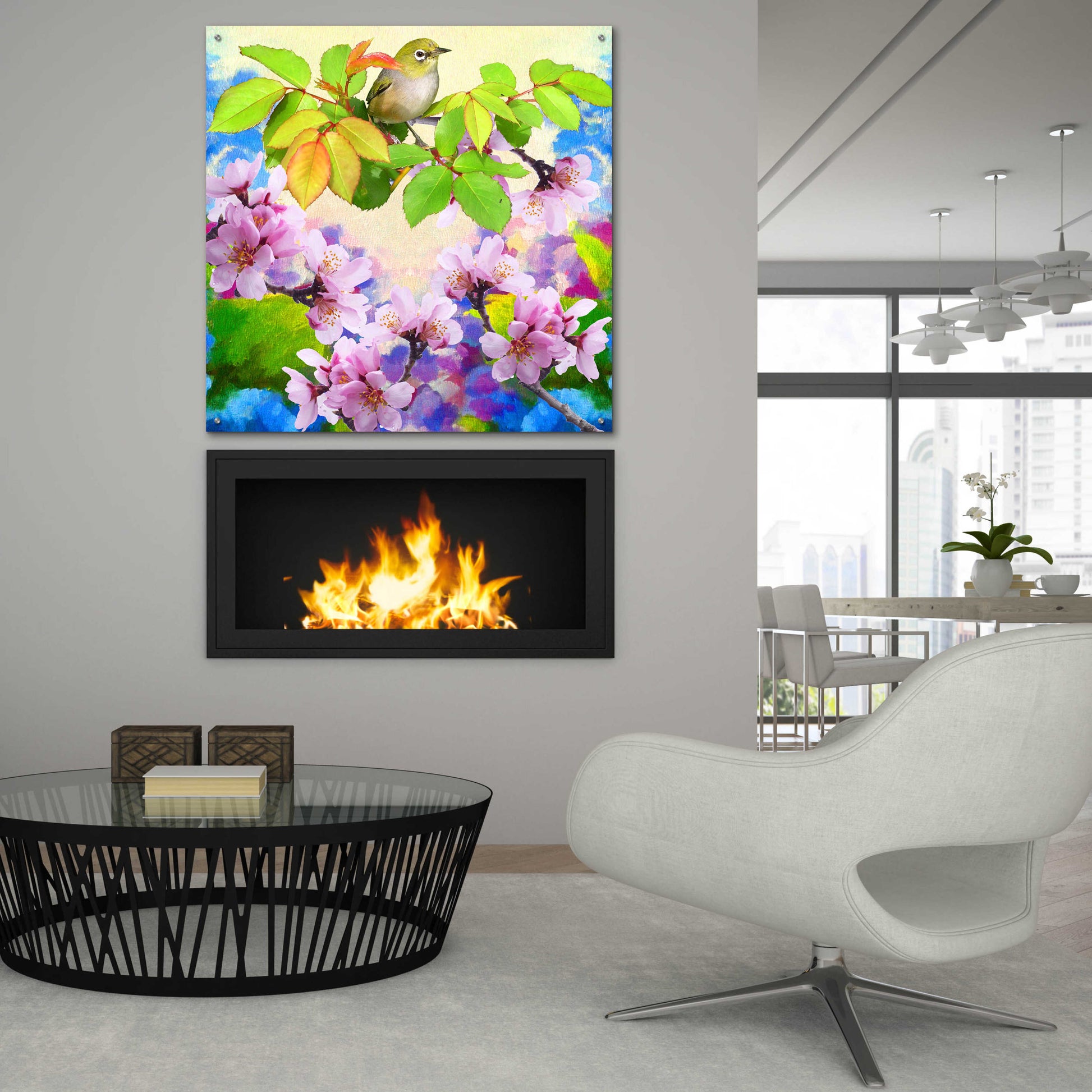 Epic Art 'Spring Colors 2' by Ata Alishahi, Acrylic Glass Wall Art,36x36