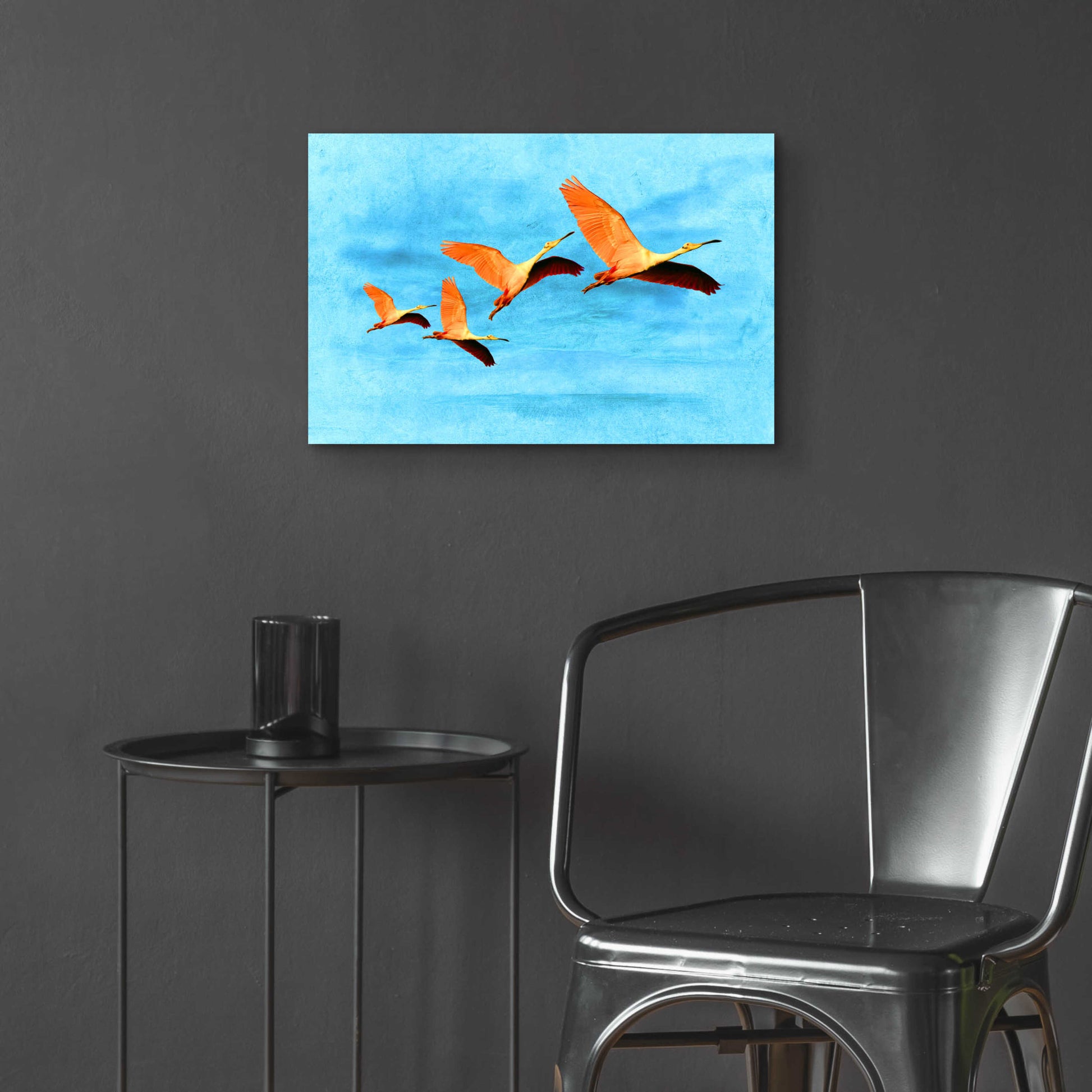 Epic Art 'Blue Bird 2A2' by Ata Alishahi, Acrylic Glass Wall Art,24x16