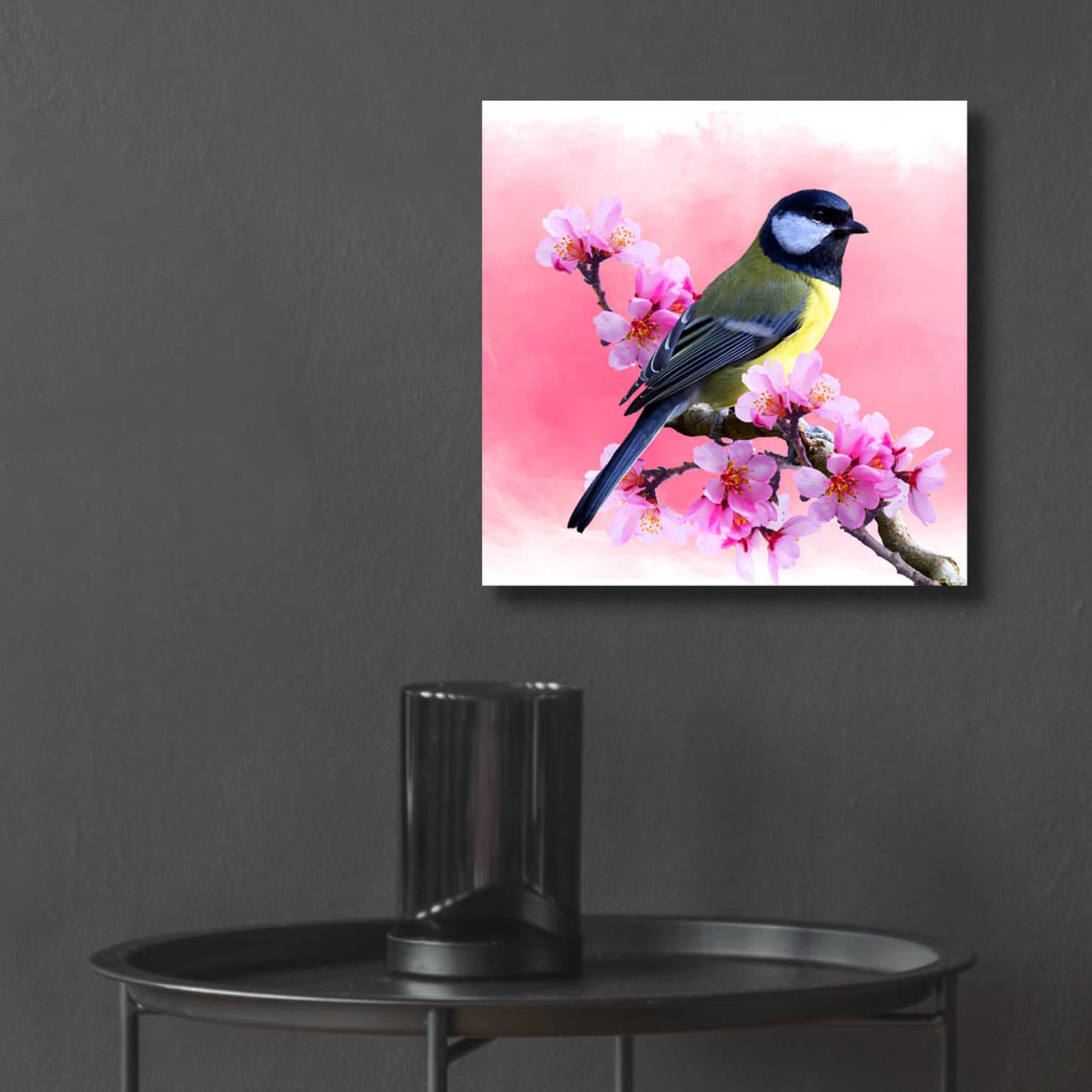 Epic Art 'Spring Bird 3A' by Ata Alishahi, Acrylic Glass Wall Art,12x12