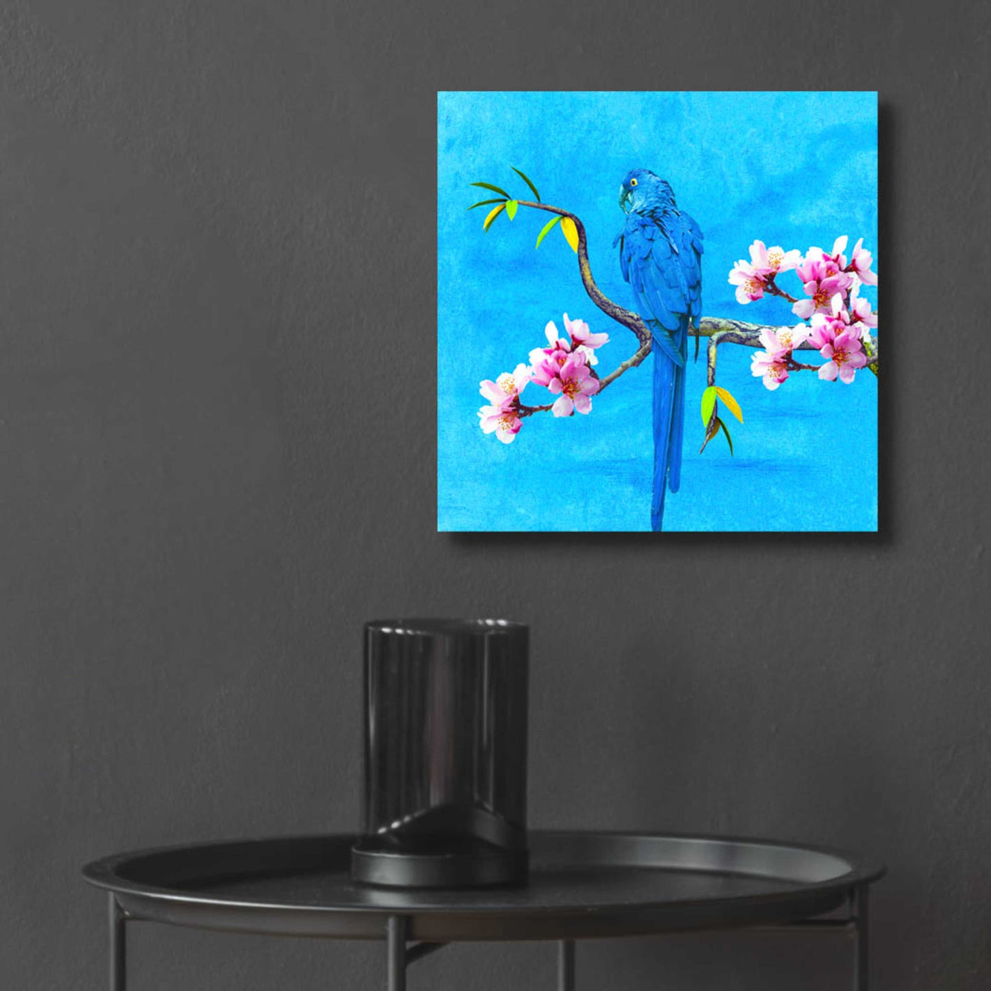 Epic Art 'Spring Bird And Flower' by Ata Alishahi, Acrylic Glass Wall Art,12x12