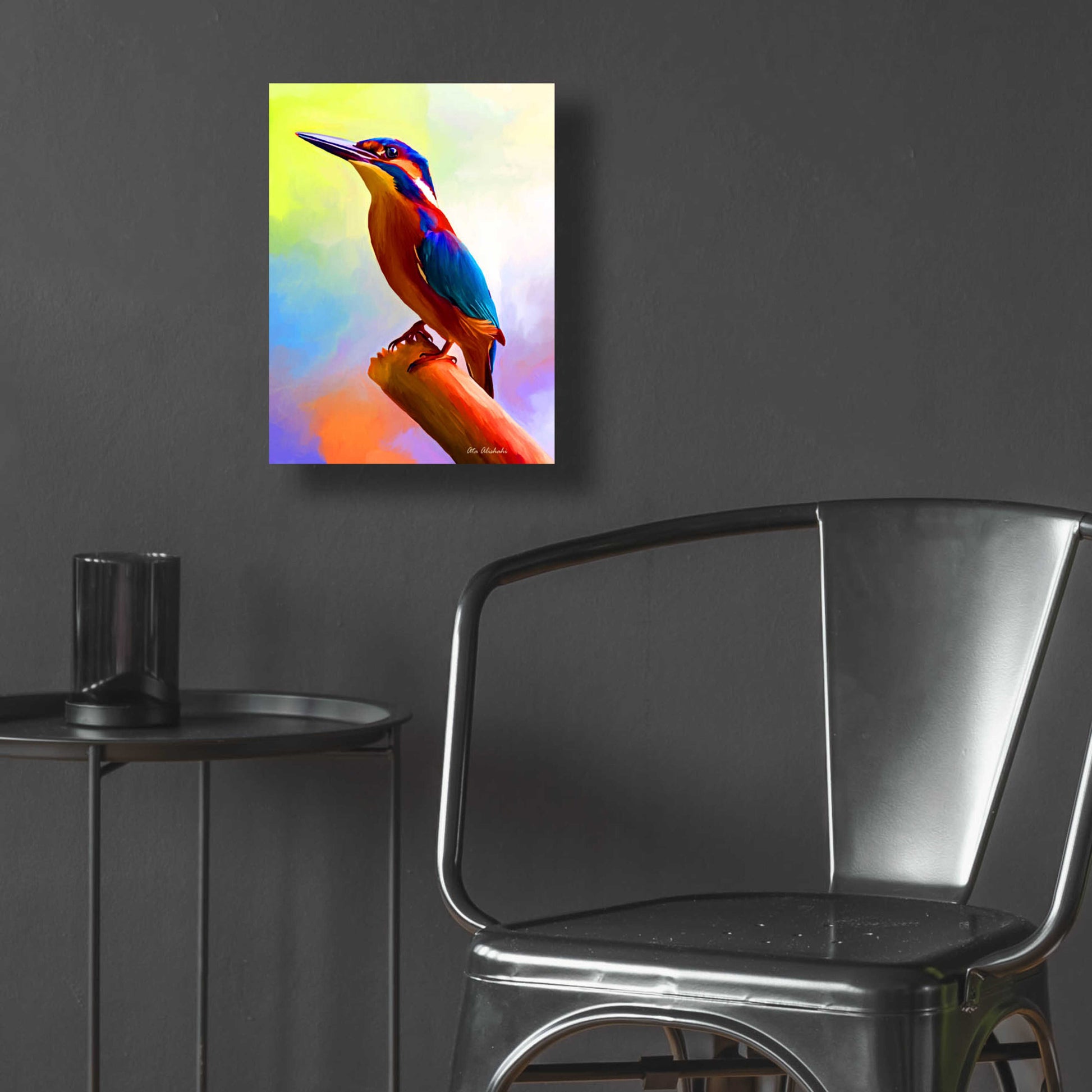 Epic Art 'Tiny Bird' by Ata Alishahi, Acrylic Glass Wall Art,12x16