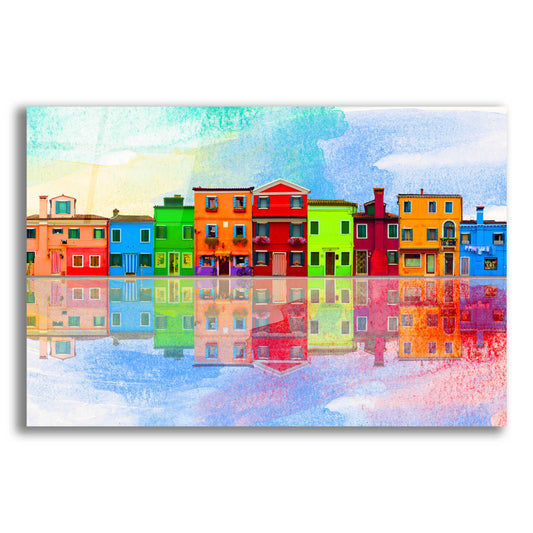 Epic Art 'Color Town 8A' by Ata Alishahi, Acrylic Glass Wall Art