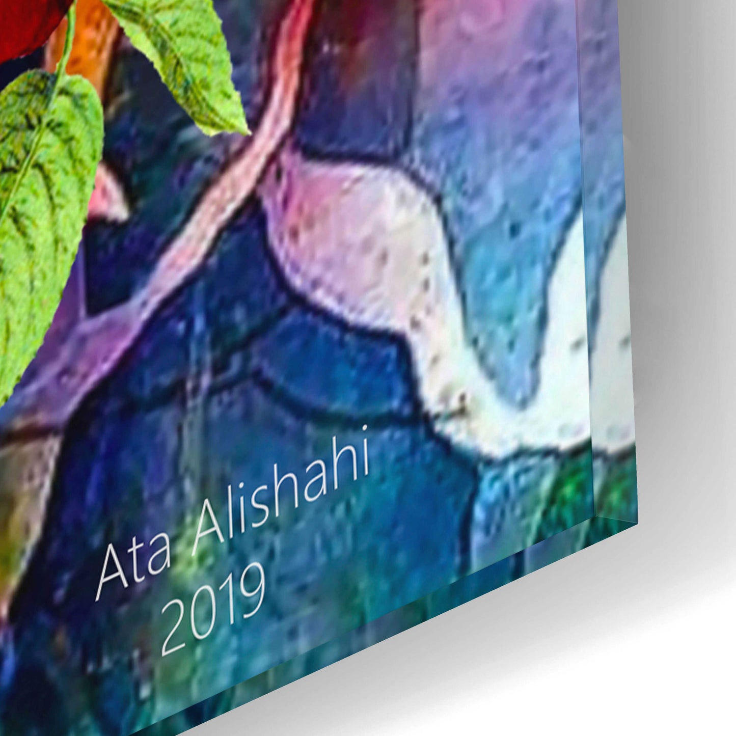 Epic Art 'Flowers P49' by Ata Alishahi, Acrylic Glass Wall Art,12x16