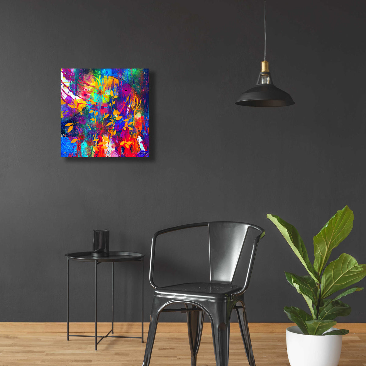 Epic Art 'Emotional Journey 10' by Ata Alishahi, Acrylic Glass Wall Art,24x24