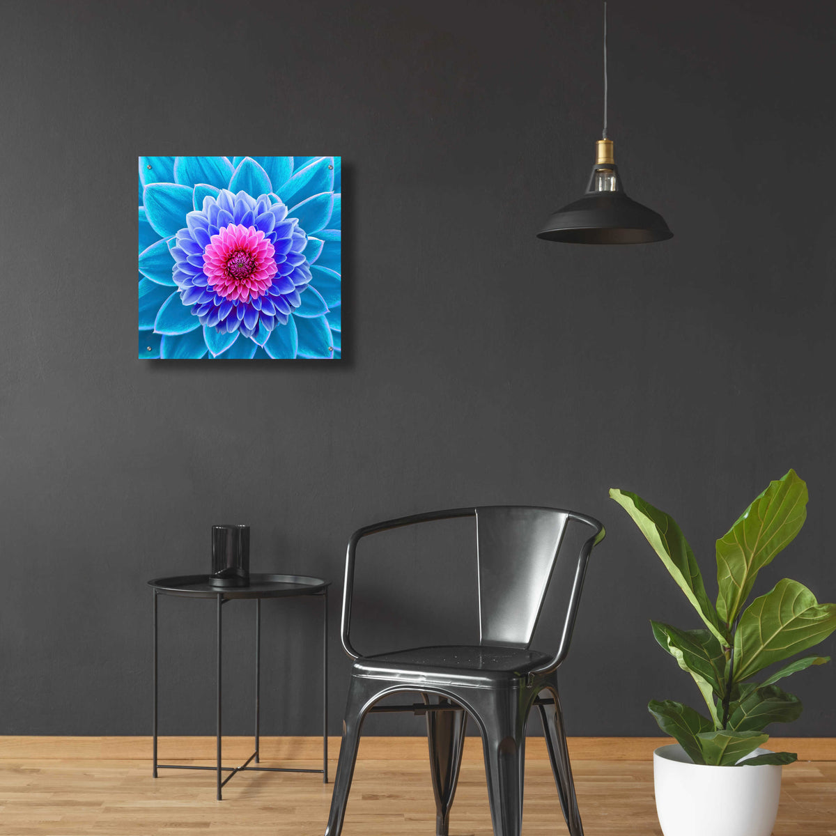 Epic Art 'The Color Treasure 9' by Ata Alishahi, Acrylic Glass Wall Art,24x24