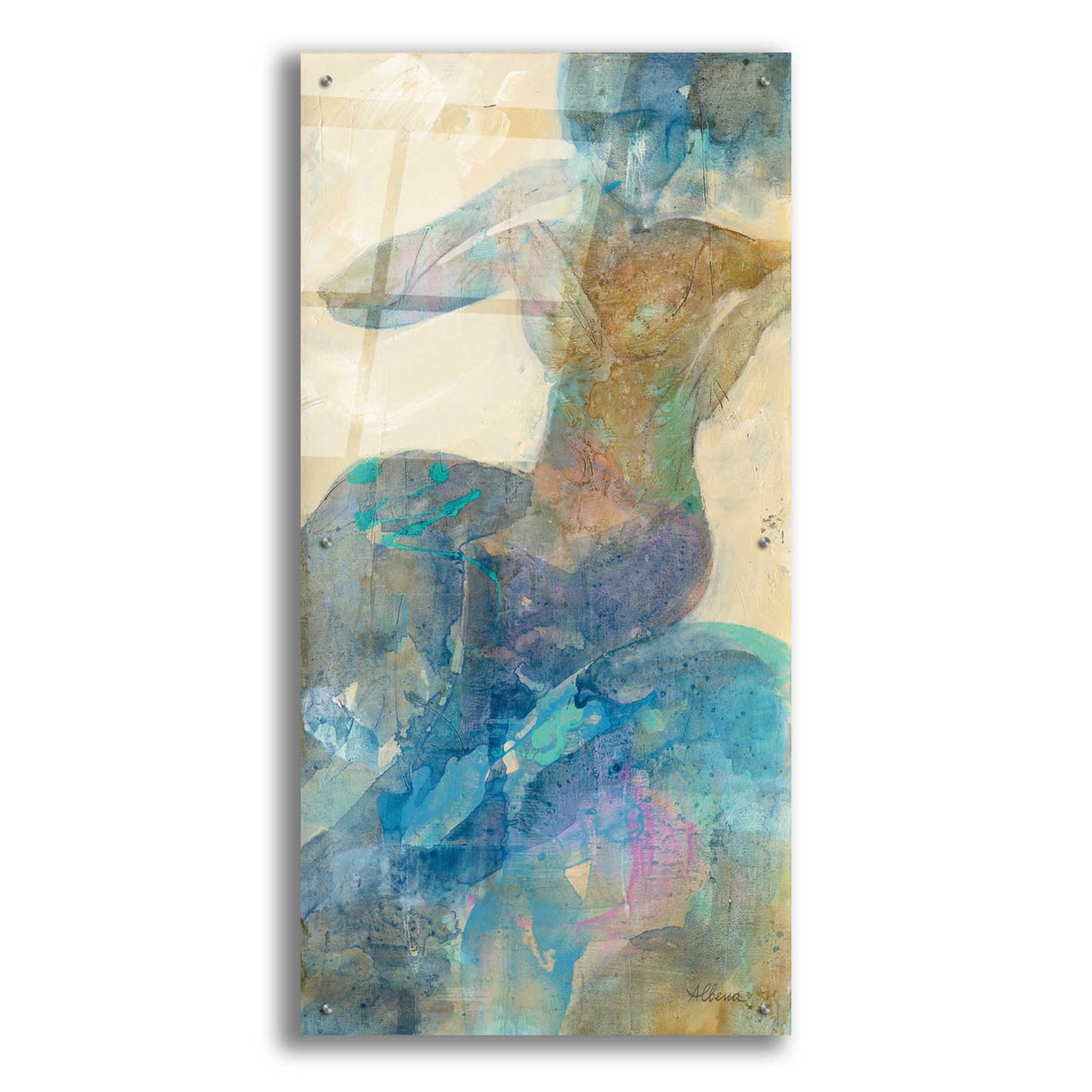 Epic Art 'Reflection I' by Albena Hristova, Acrylic Glass Wall Art,24x48