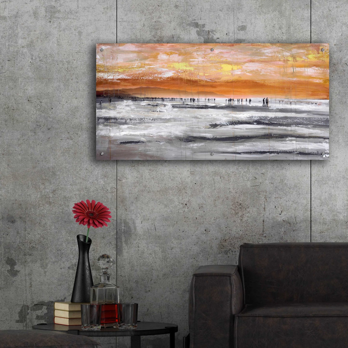 Epic Art 'Beach II' by Summer,48x24