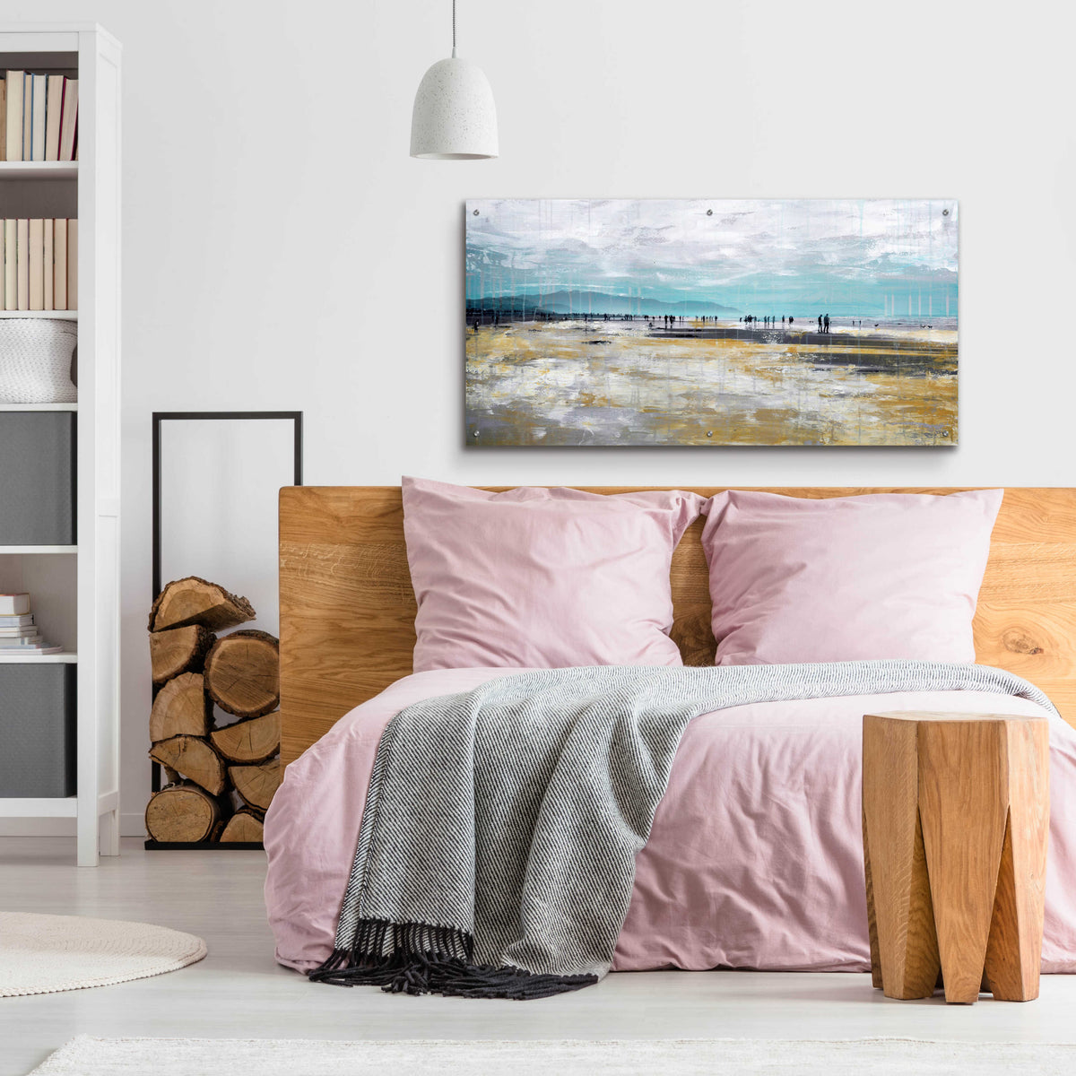 Epic Art 'Beach III' by Summer,48x24