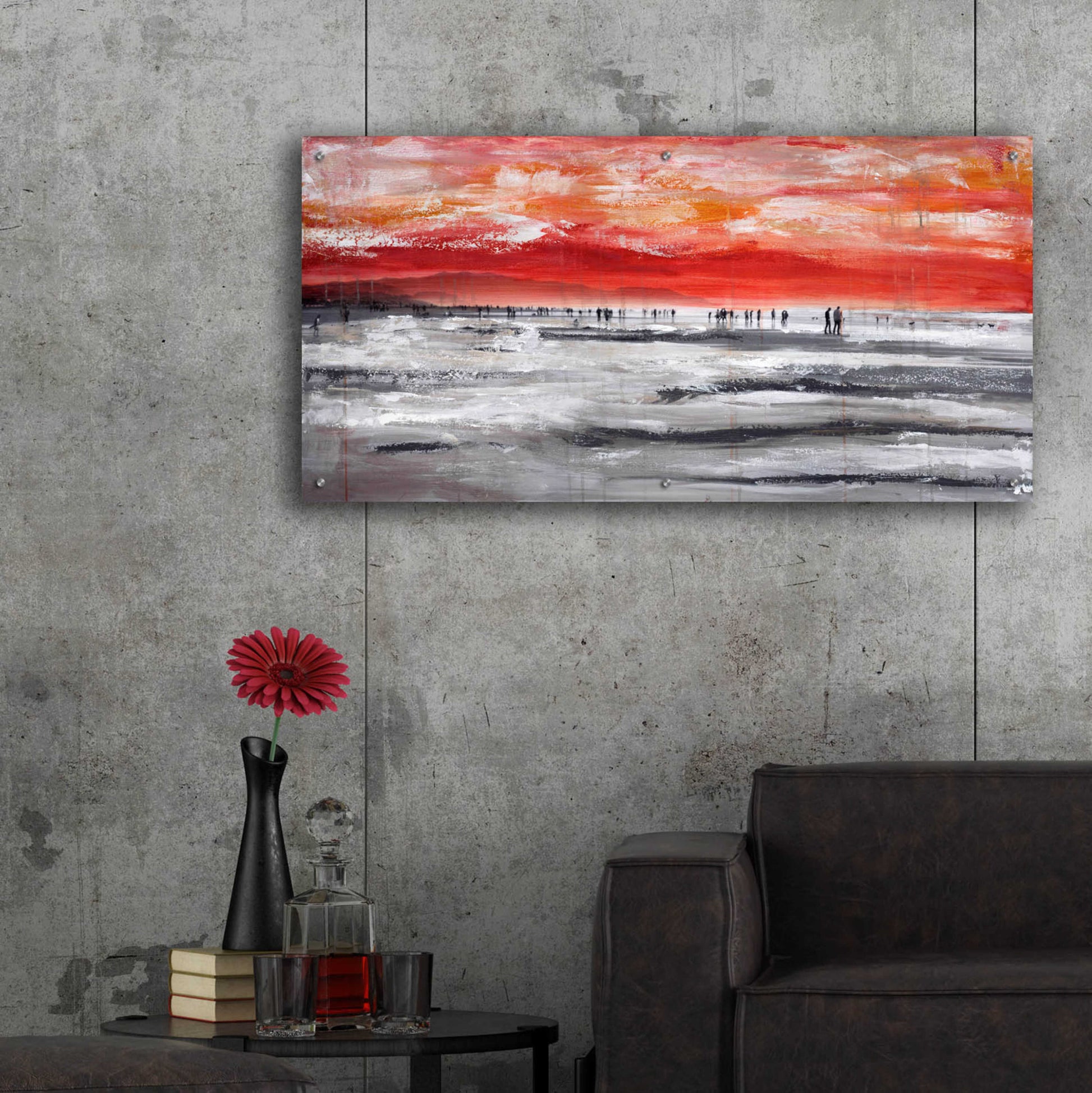 Epic Art 'Beach IV' by Summer,48x24