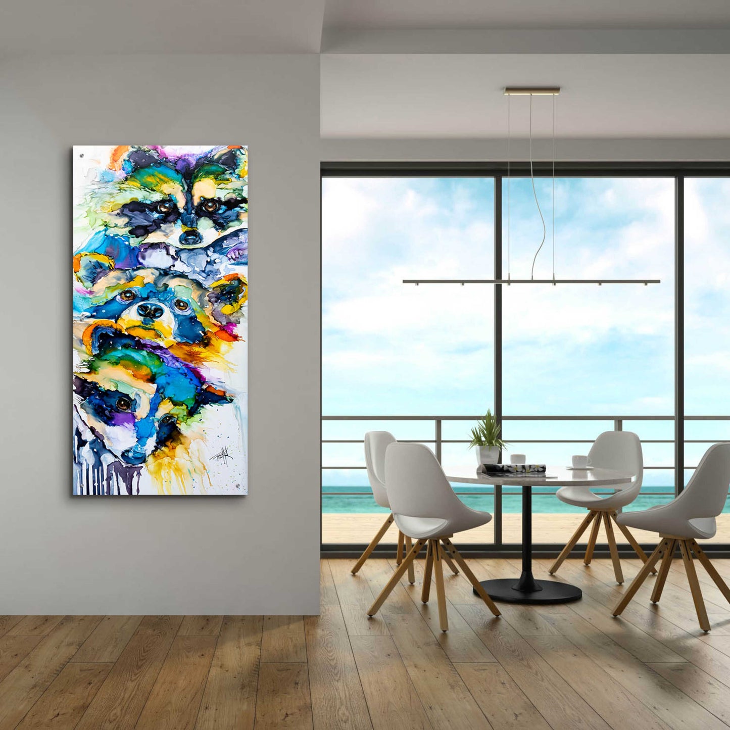 Epic Art 'Berth Order' by Leslie Franklin, Acrylic Glass Wall Art,24x48