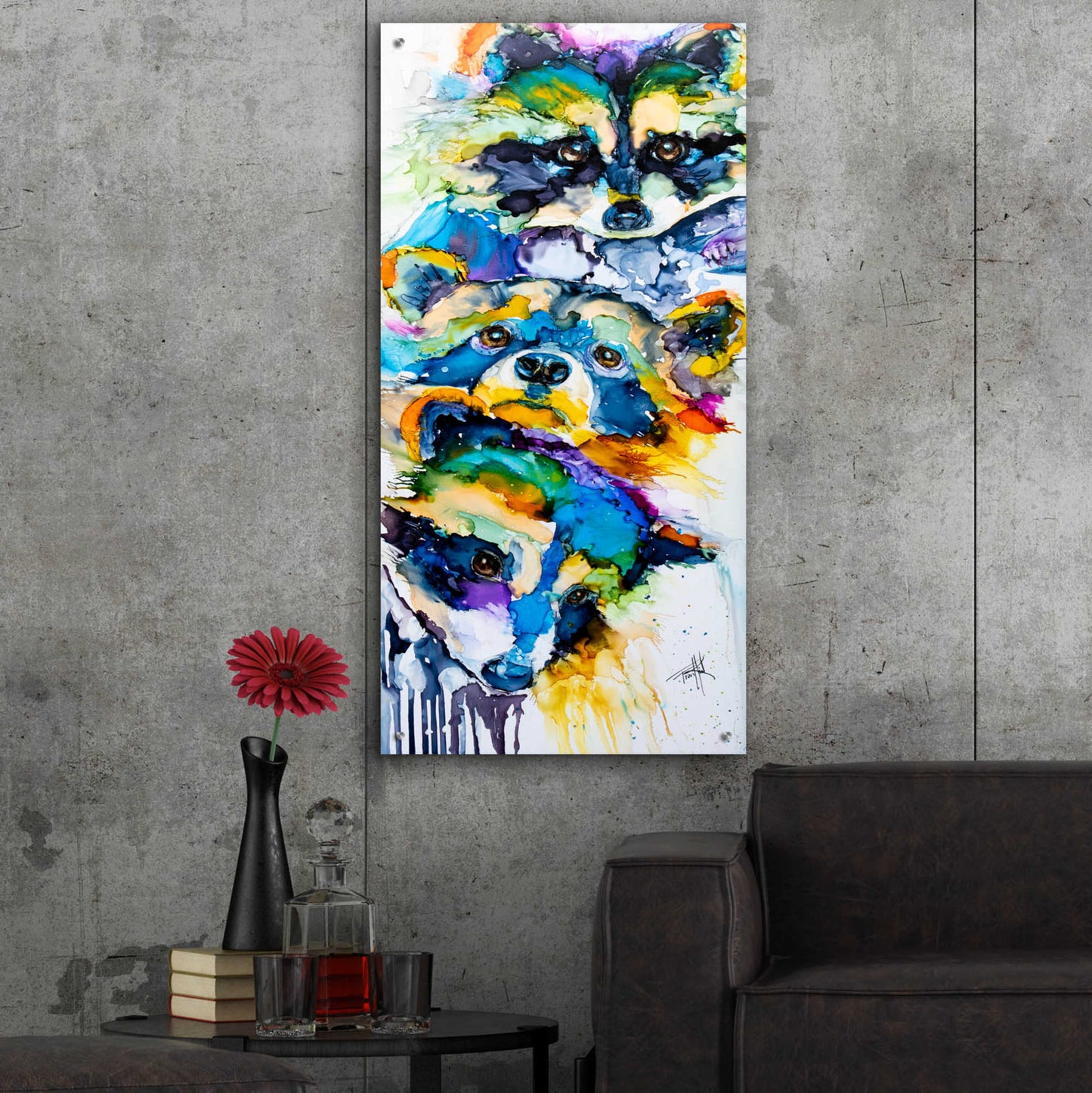 Epic Art 'Berth Order' by Leslie Franklin, Acrylic Glass Wall Art,24x48