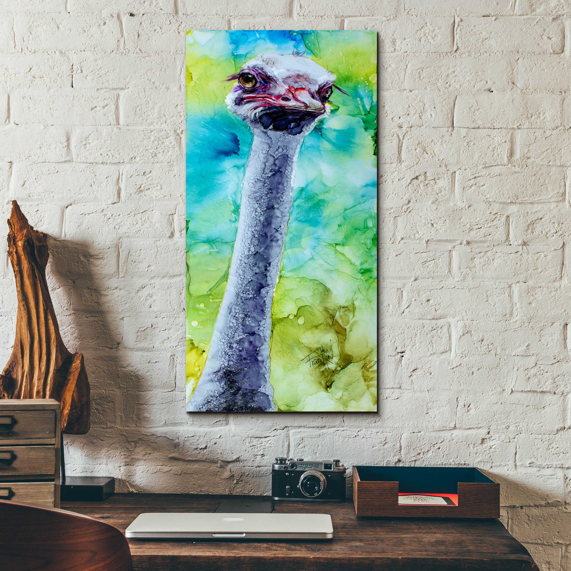 Epic Art 'Jelly Of My Lashes_' by Leslie Franklin, Acrylic Glass Wall Art,12x24