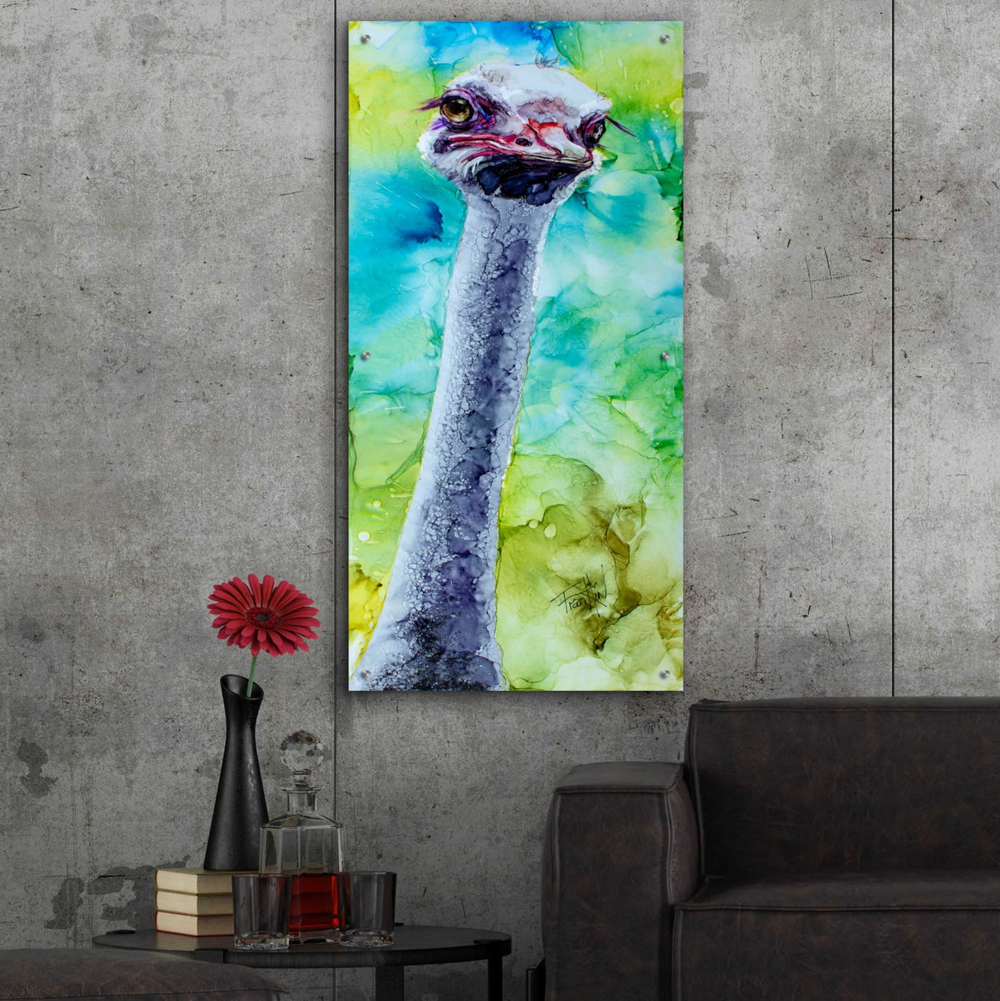 Epic Art 'Jelly Of My Lashes_' by Leslie Franklin, Acrylic Glass Wall Art,24x48