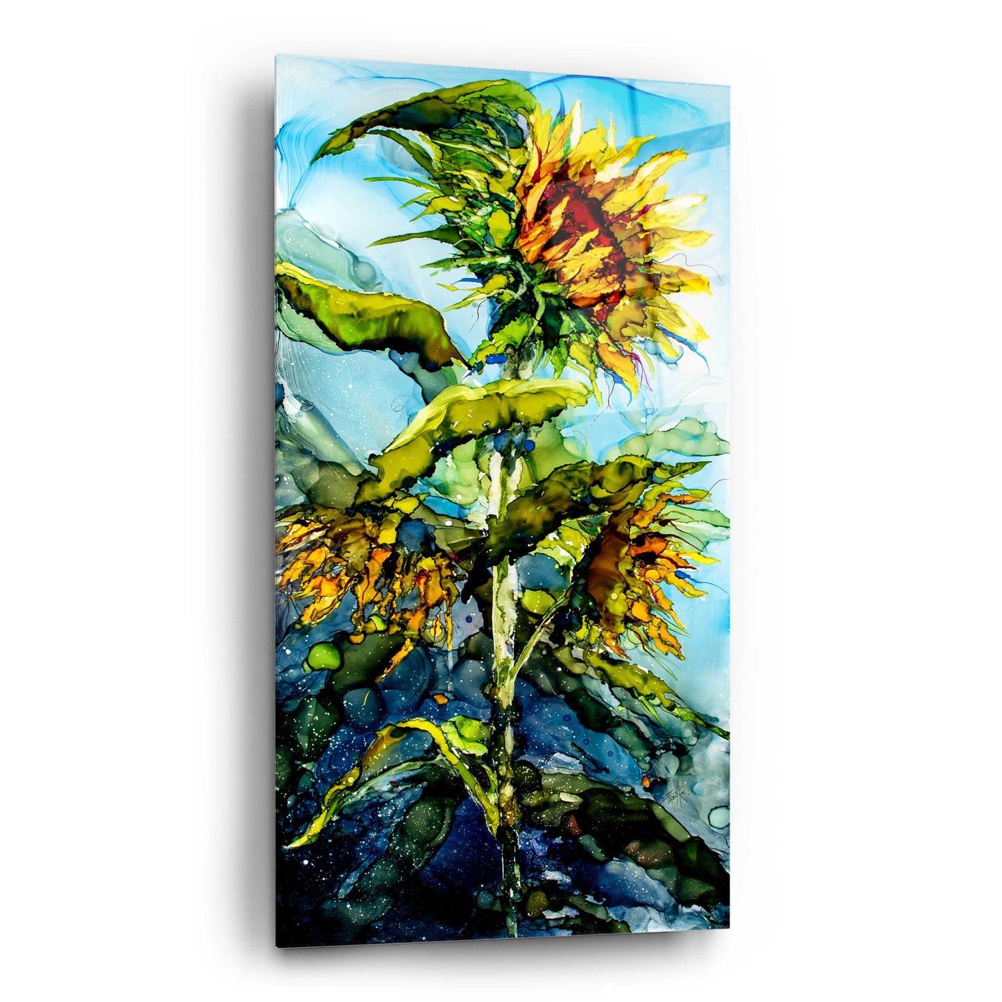 Epic Art 'Rise To The Occasion' by Leslie Franklin, Acrylic Glass Wall Art,12x24