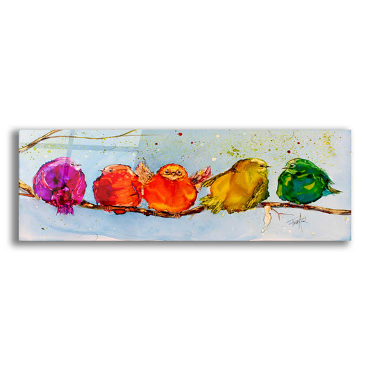 Epic Art 'We All Went Out On A Limb' by Leslie Franklin, Acrylic Glass Wall Art