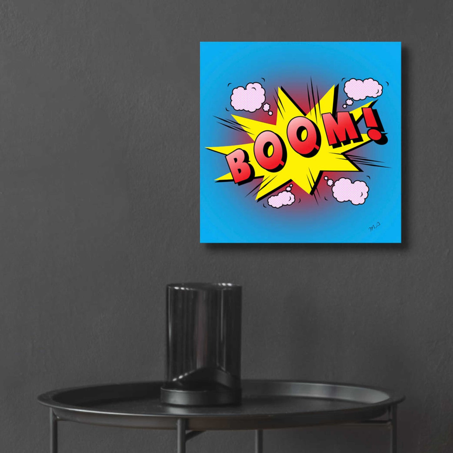 Epic Art 'Boom 2' by Mark Ashkenazi, Acrylic Glass Wall Art,12x12