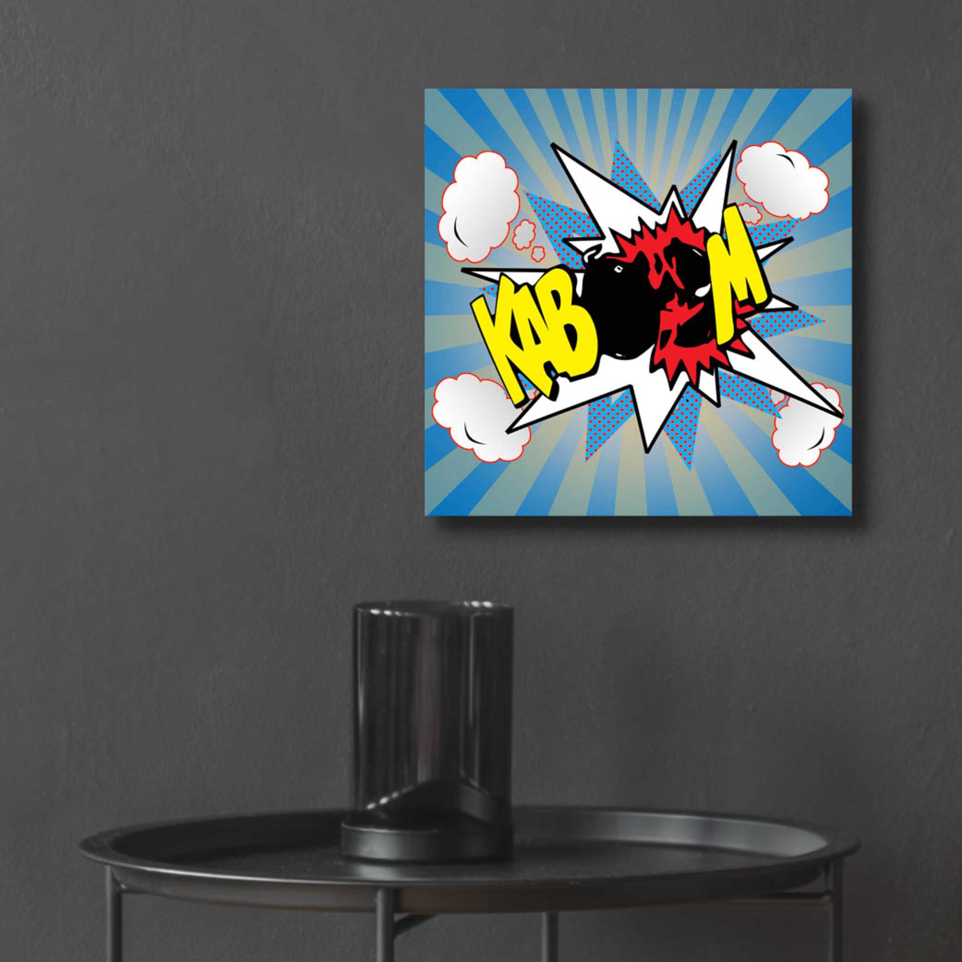 Epic Art 'Kaboom 2' by Mark Ashkenazi, Acrylic Glass Wall Art,12x12