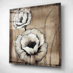 Epic Art 'Neutral Poppies II' by Tim O'Toole, Acrylic Glass Wall Art