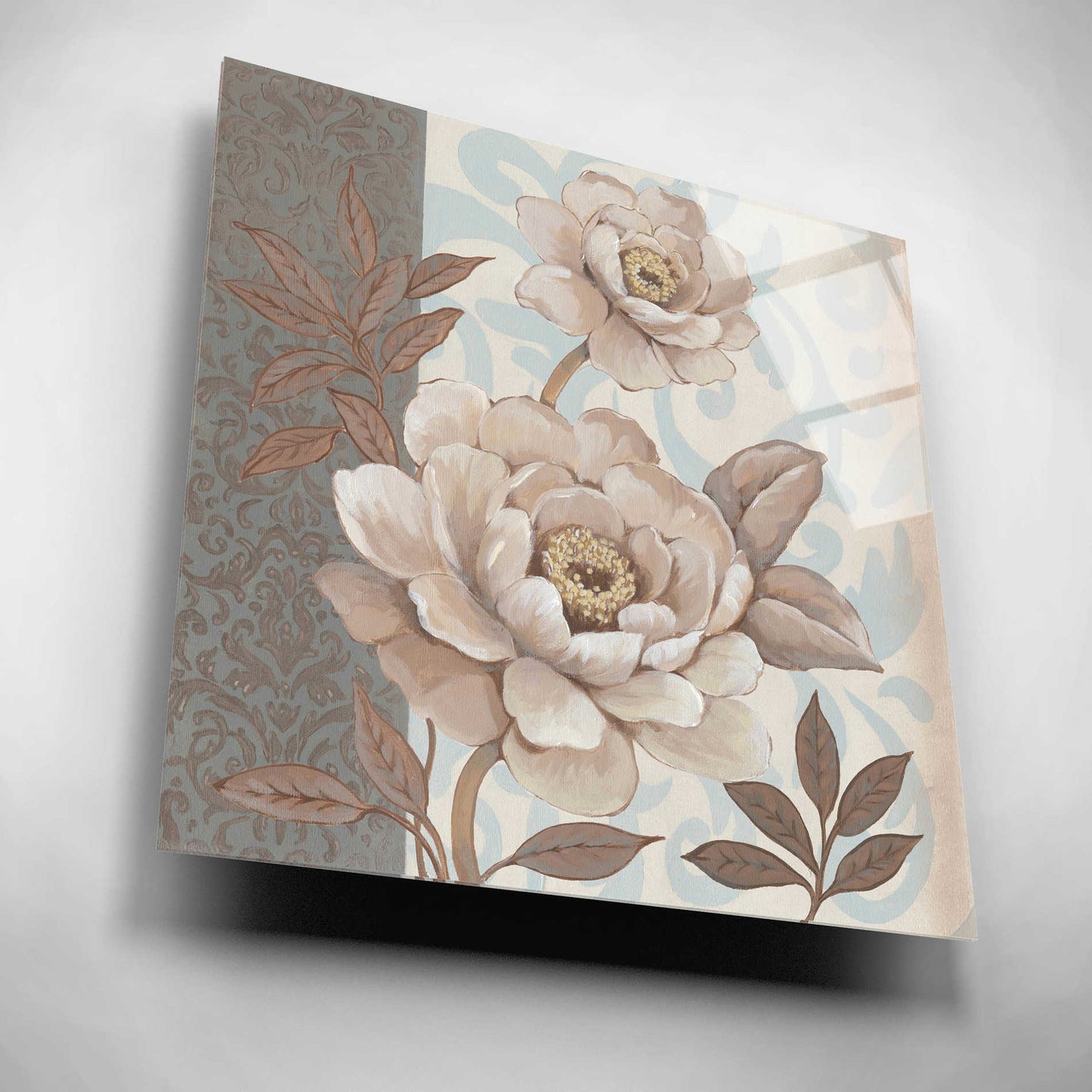 Epic Art 'Parisian Peony II' by Tim O'Toole, Acrylic Glass Wall Art,12x12