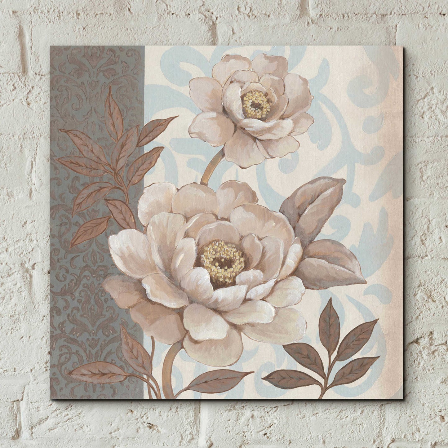 Epic Art 'Parisian Peony II' by Tim O'Toole, Acrylic Glass Wall Art,12x12